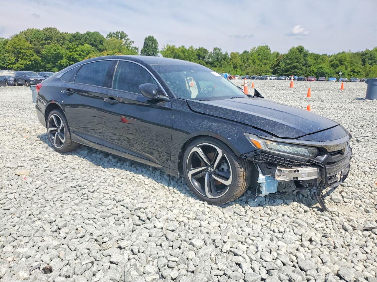 2022 Honda Accord Sport Se Черный vin: 1HGCV1F45NA069154