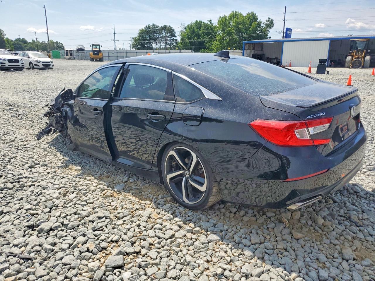 2022 Honda Accord Sport Se Черный vin: 1HGCV1F45NA069154