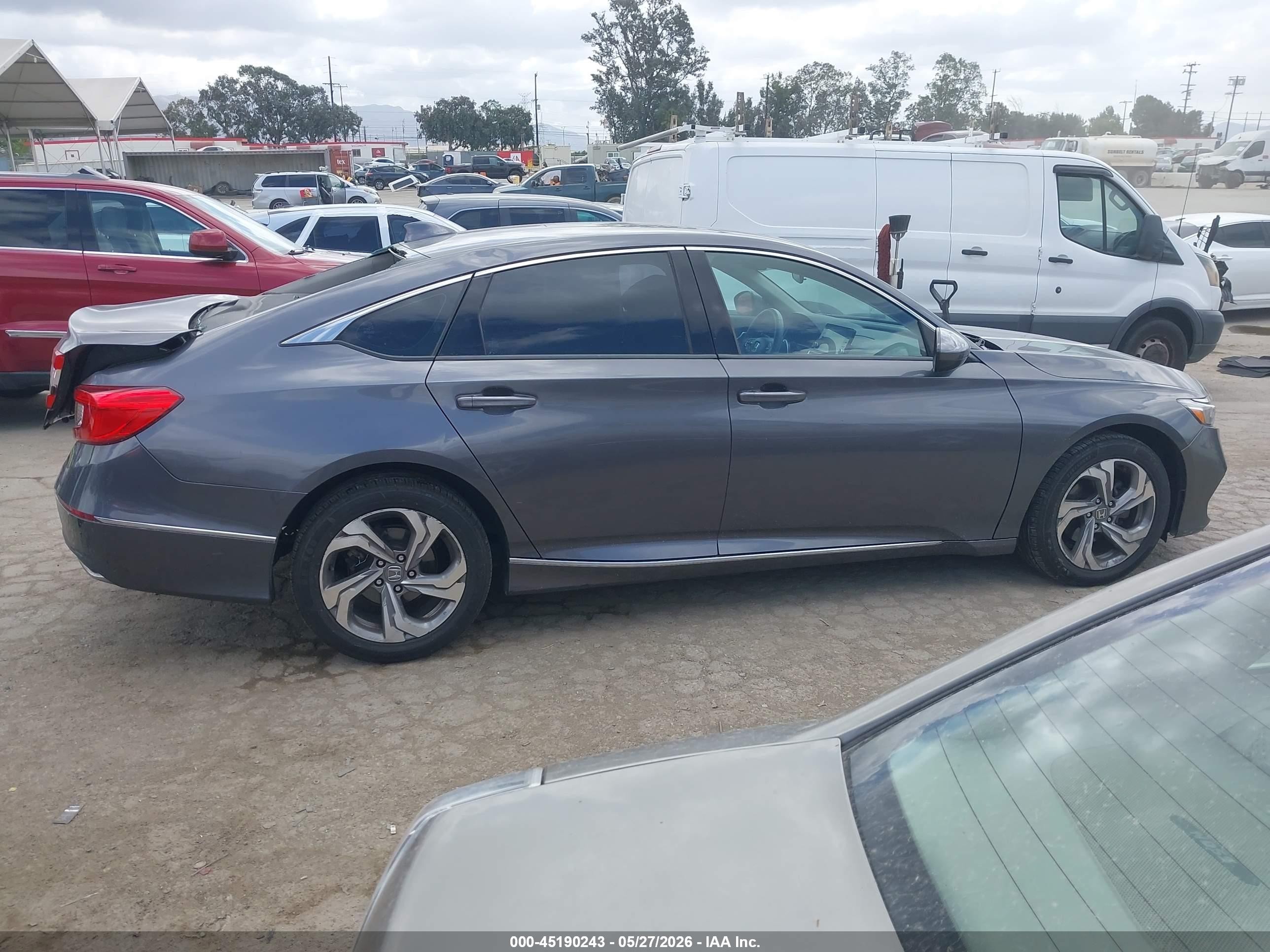 2018 Honda Accord Ex Gray vin: 1HGCV1F46JA138766