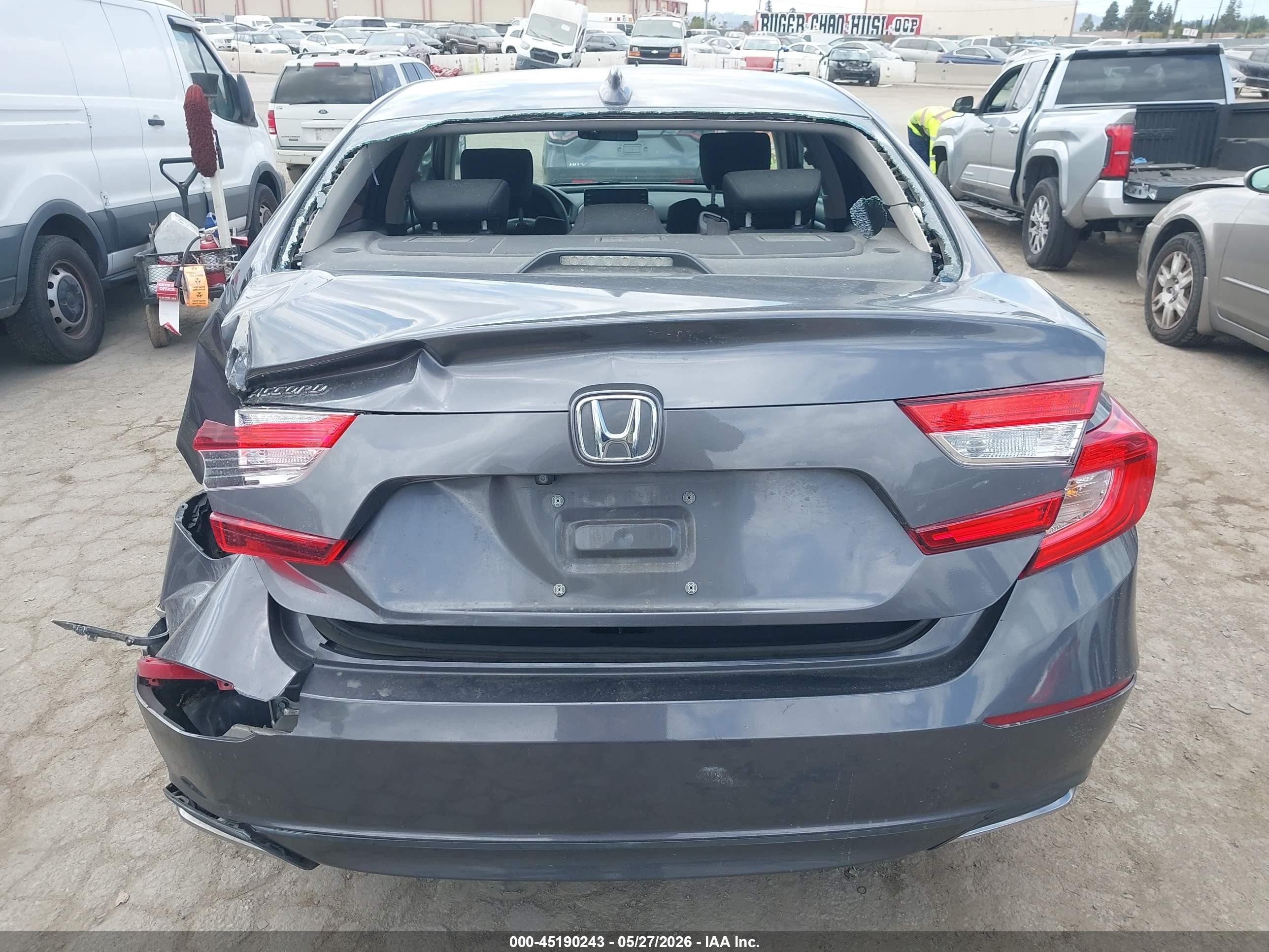 2018 Honda Accord Ex Gray vin: 1HGCV1F46JA138766