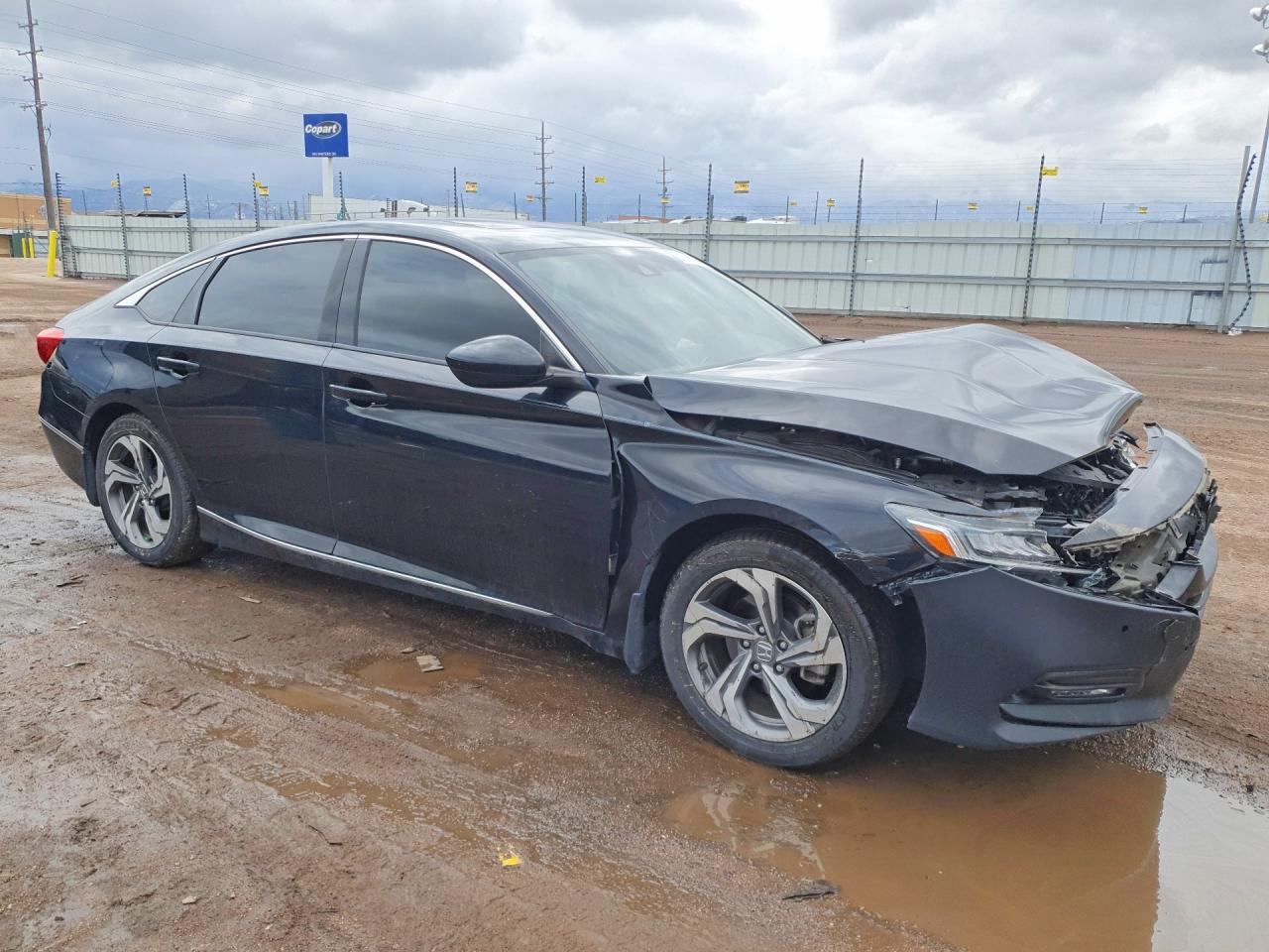 2018 Honda Accord Ex Черный vin: 1HGCV1F46JA260009