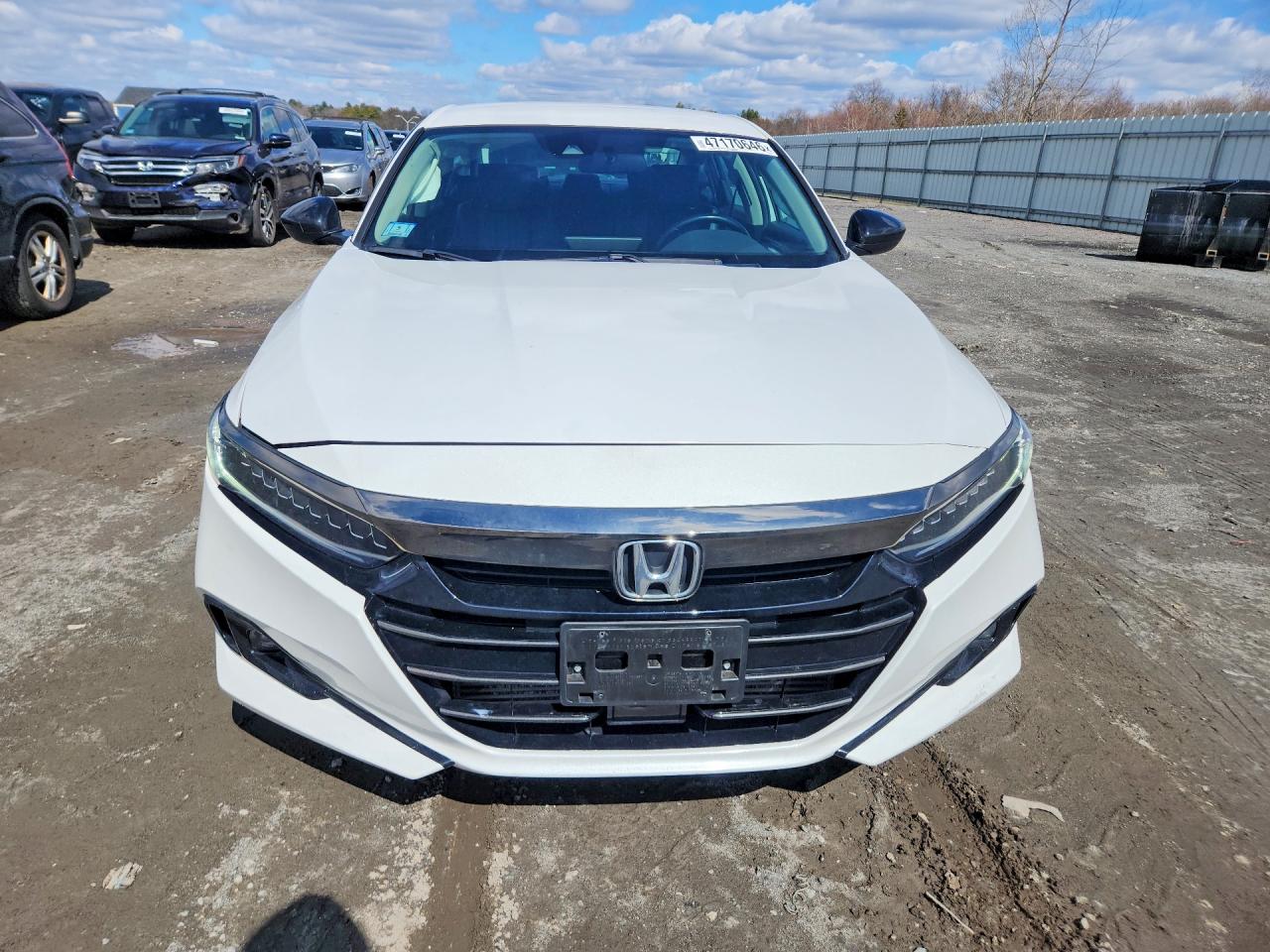2021 Honda Accord Sport Se White vin: 1HGCV1F46MA055469
