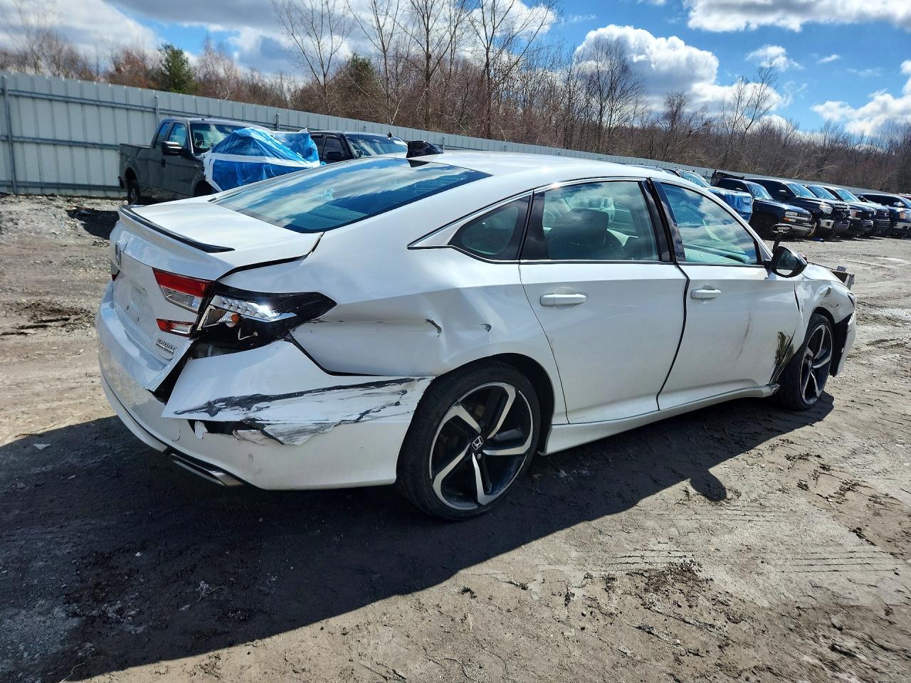 2021 Honda Accord Sport Se White vin: 1HGCV1F46MA055469
