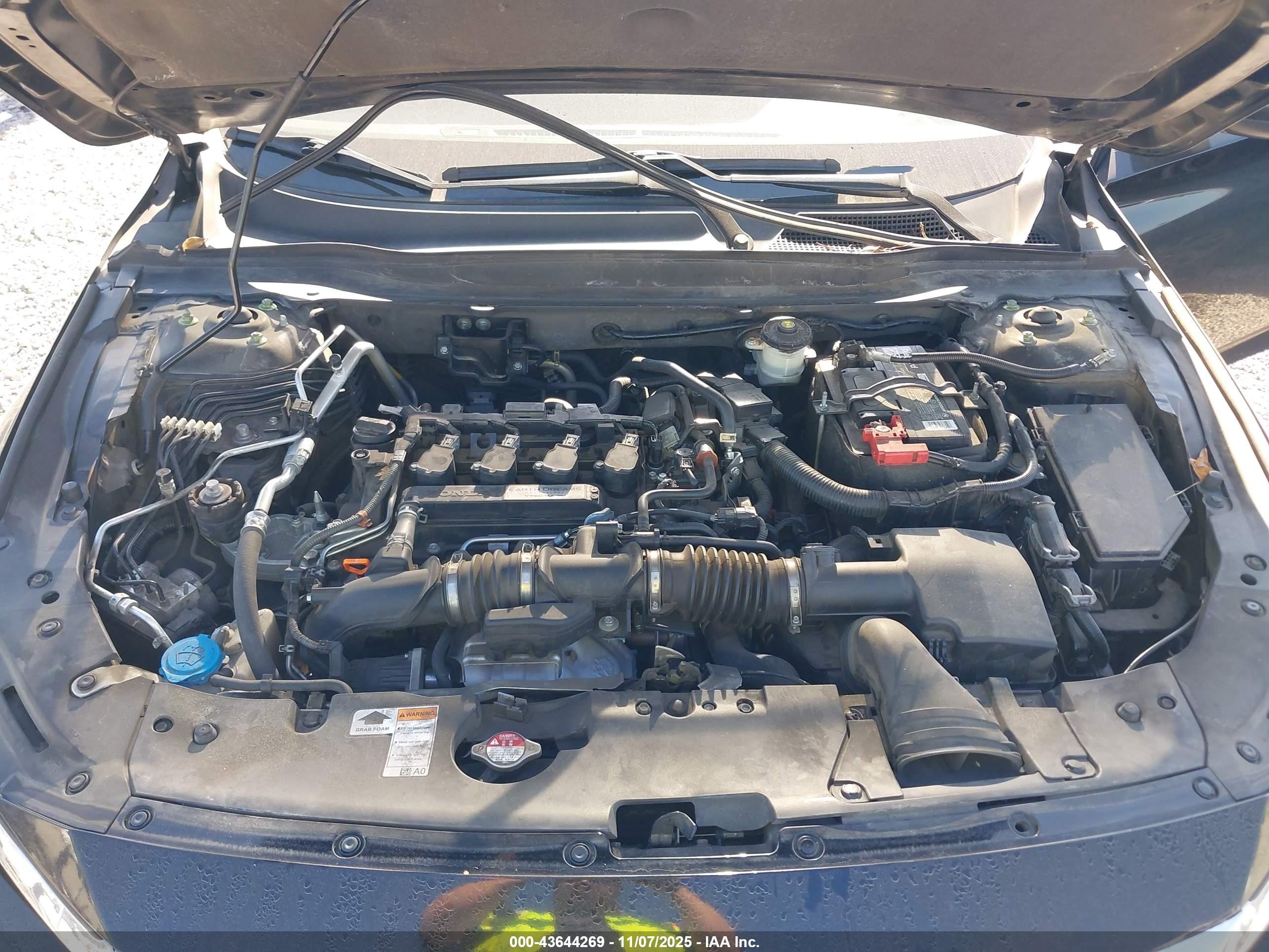 2019 Honda Accord Ex Черный vin: 1HGCV1F47KA072956