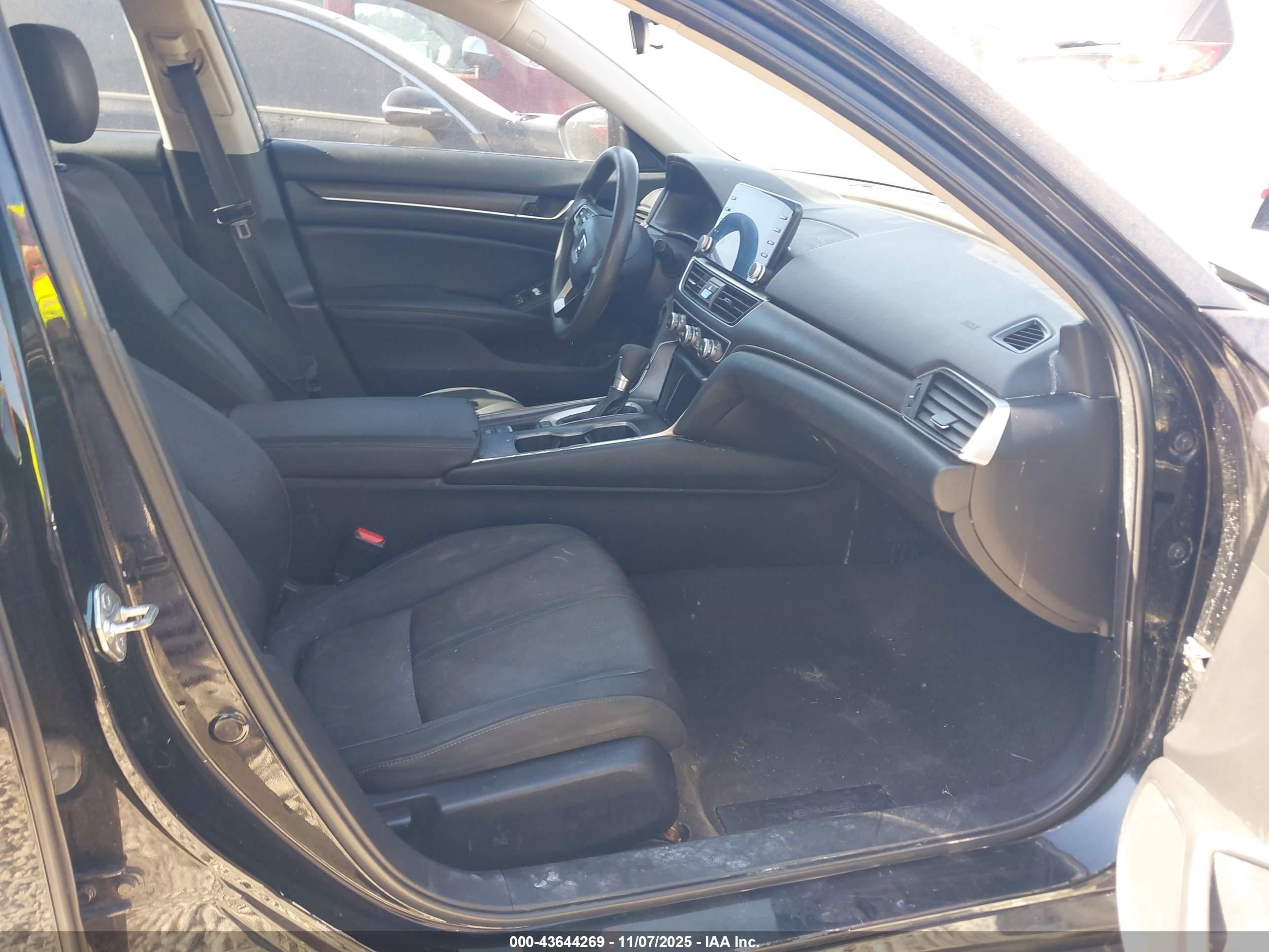 2019 Honda Accord Ex Черный vin: 1HGCV1F47KA072956