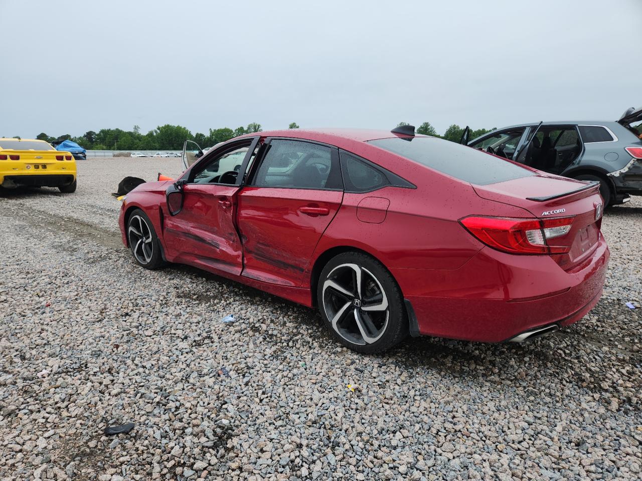 2021 Honda Accord Sport Se Red vin: 1HGCV1F47MA121687