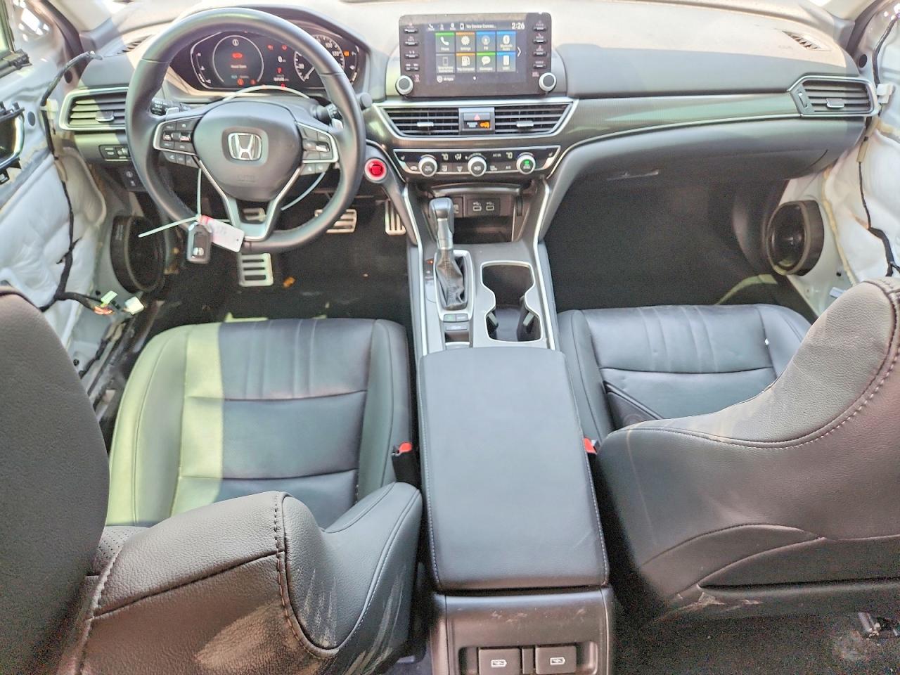 2022 Honda Accord Sport Se White vin: 1HGCV1F47NA053425