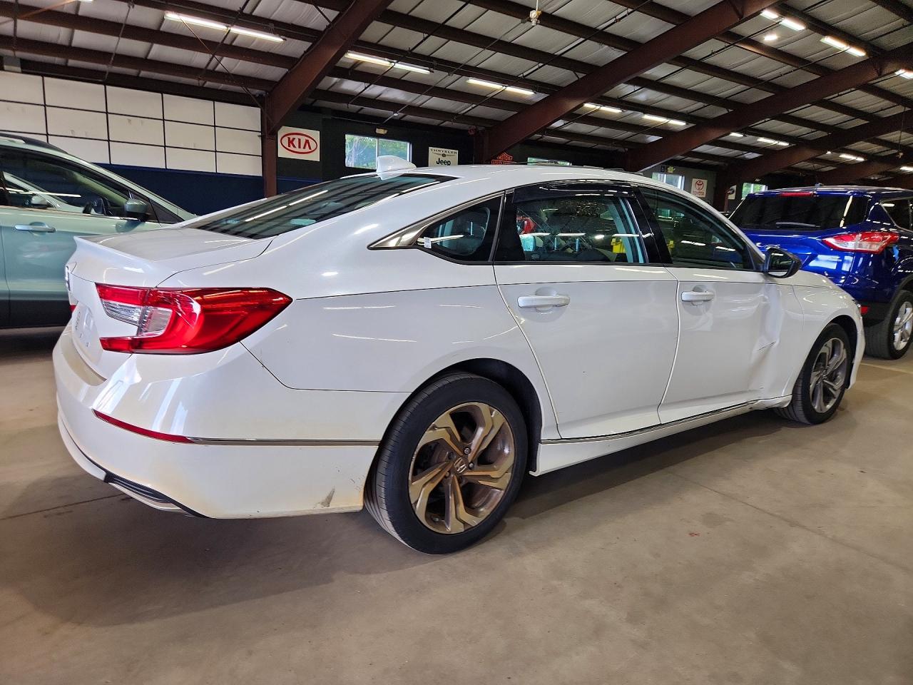 2019 Honda Accord Ex White vin: 1HGCV1F48KA162231