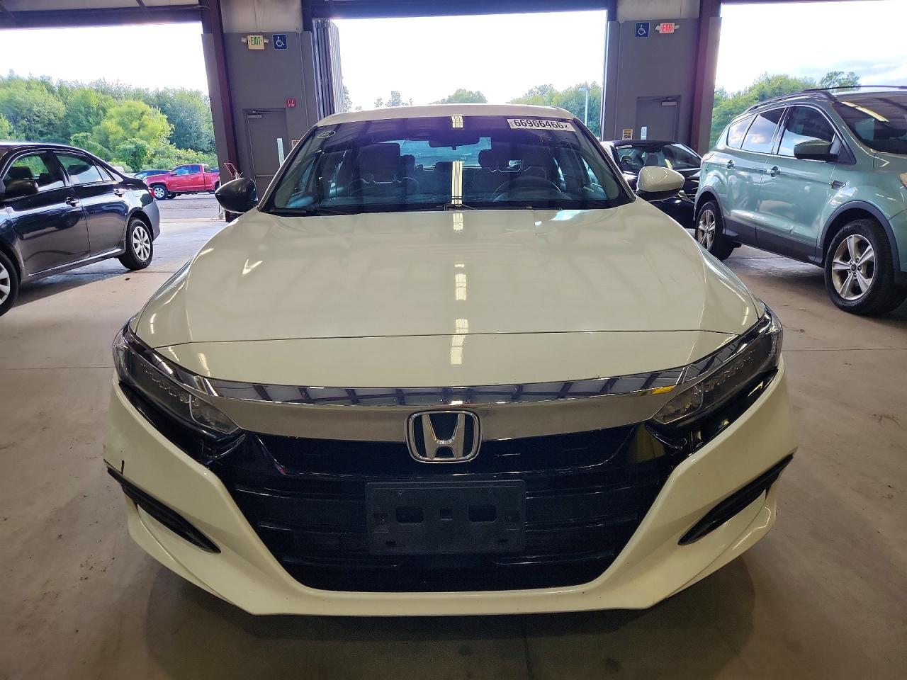 2019 Honda Accord Ex White vin: 1HGCV1F48KA162231