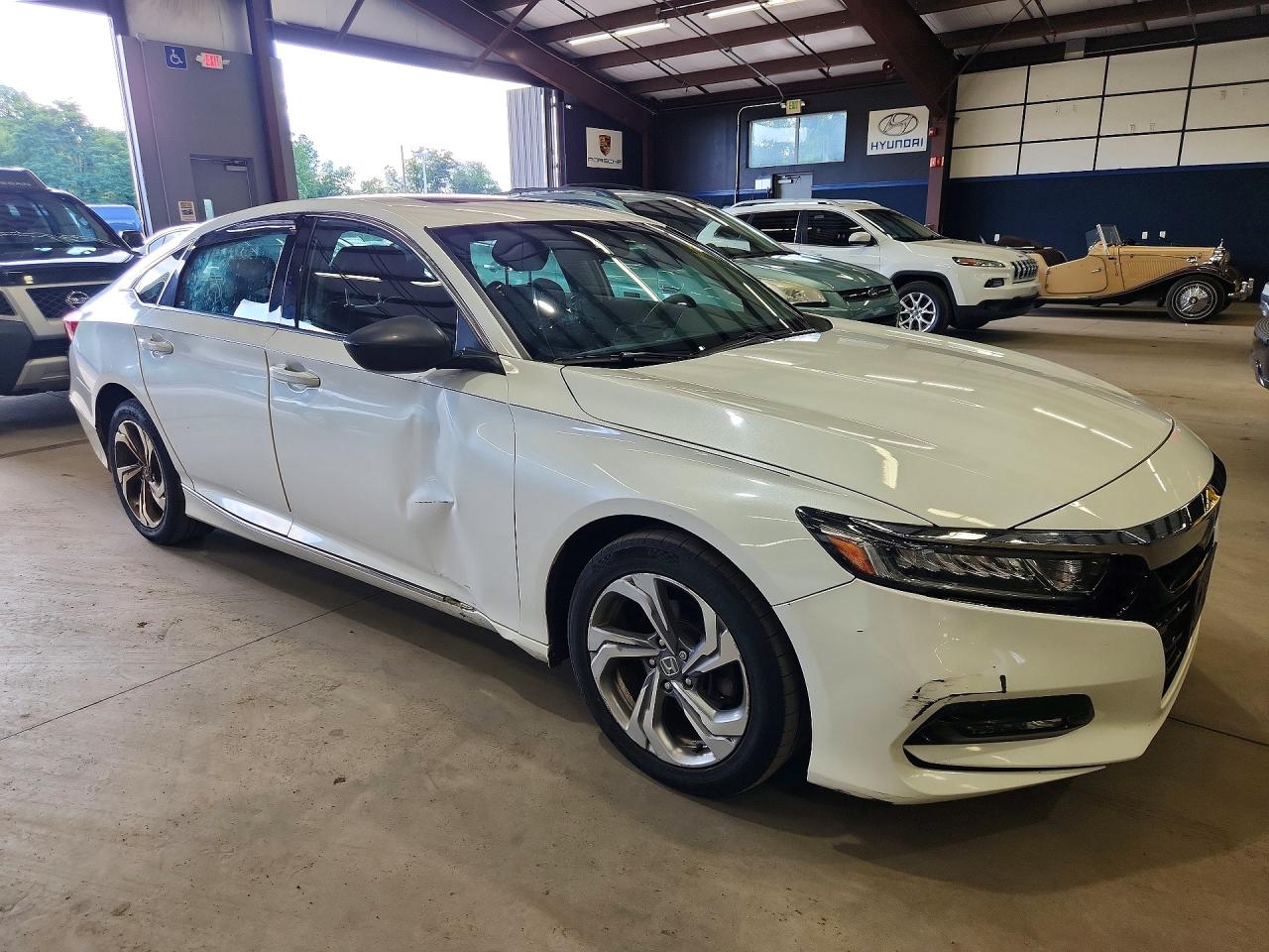 2019 Honda Accord Ex White vin: 1HGCV1F48KA162231