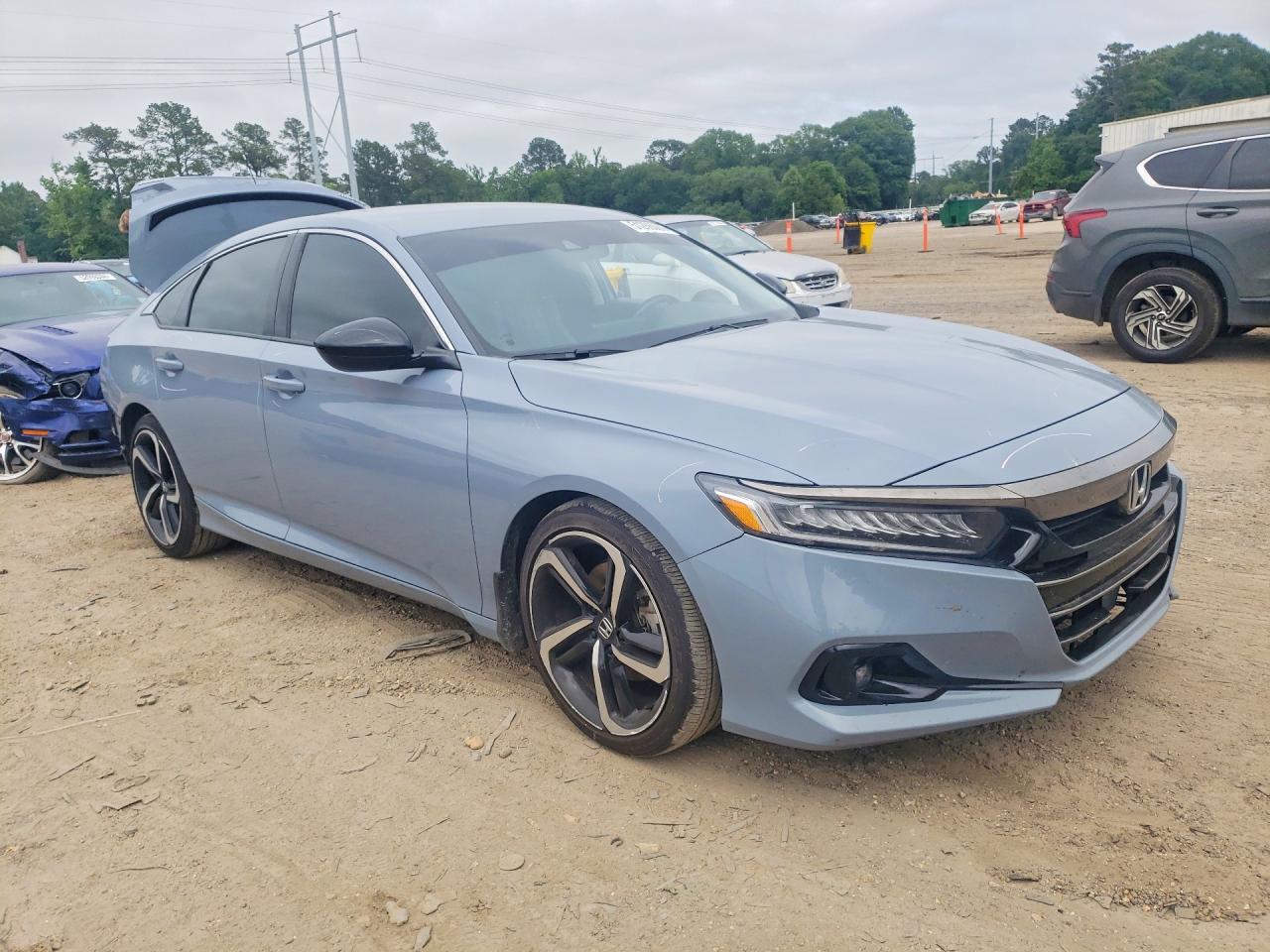 2021 Honda Accord Sport Se Gray vin: 1HGCV1F48MA084536