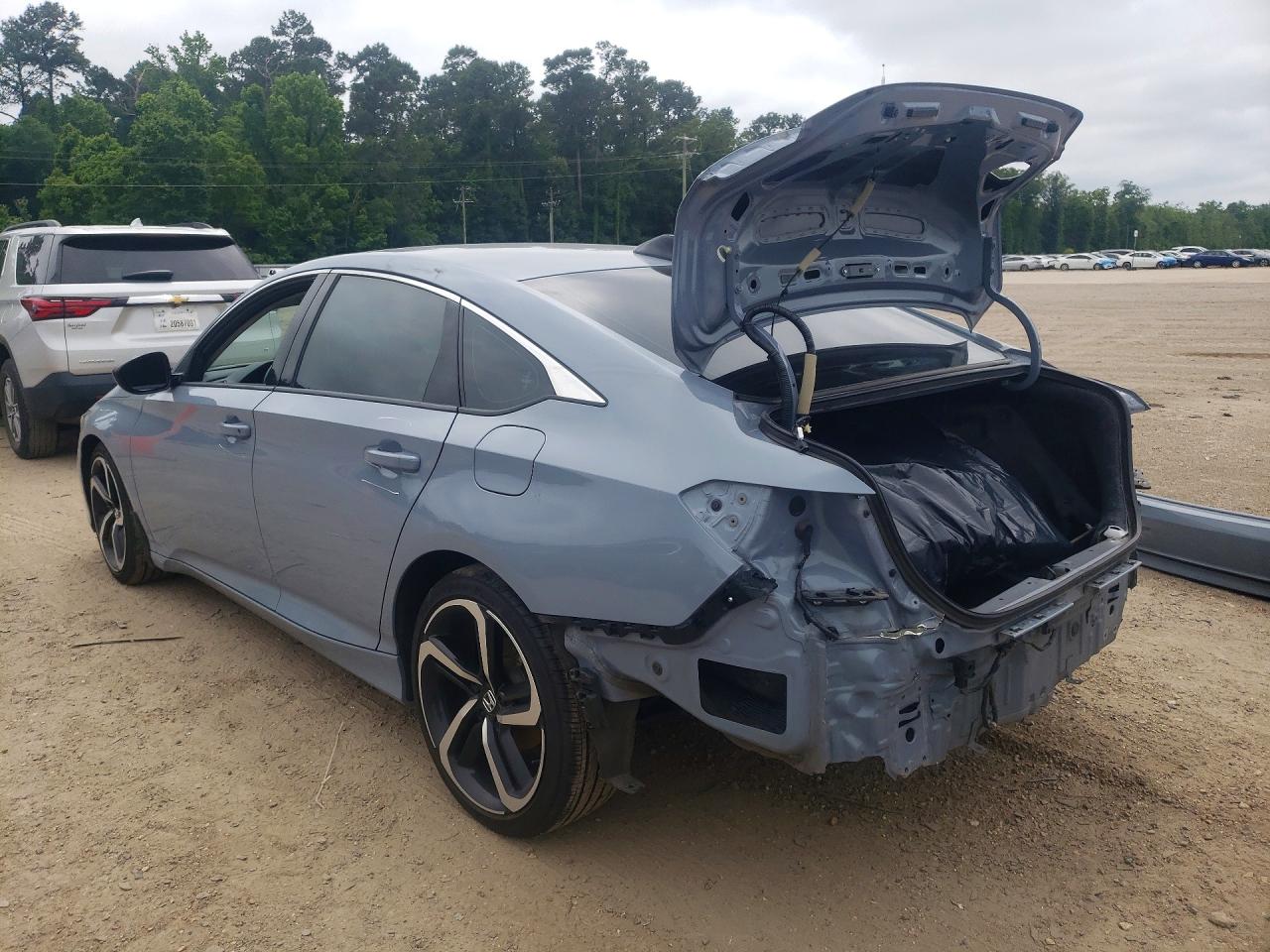 2021 Honda Accord Sport Se Gray vin: 1HGCV1F48MA084536