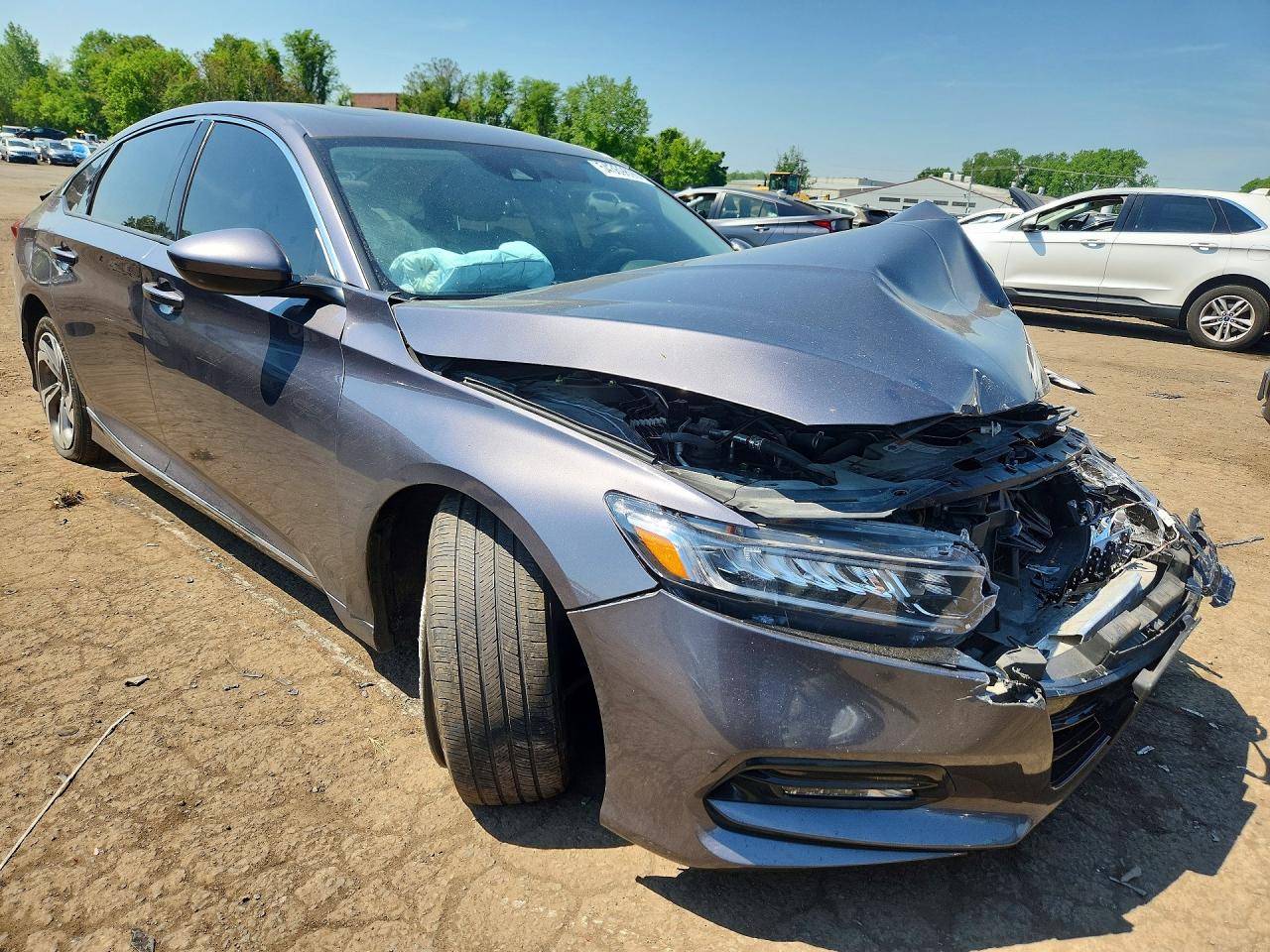 2019 Honda Accord Ex Gray vin: 1HGCV1F49KA070965