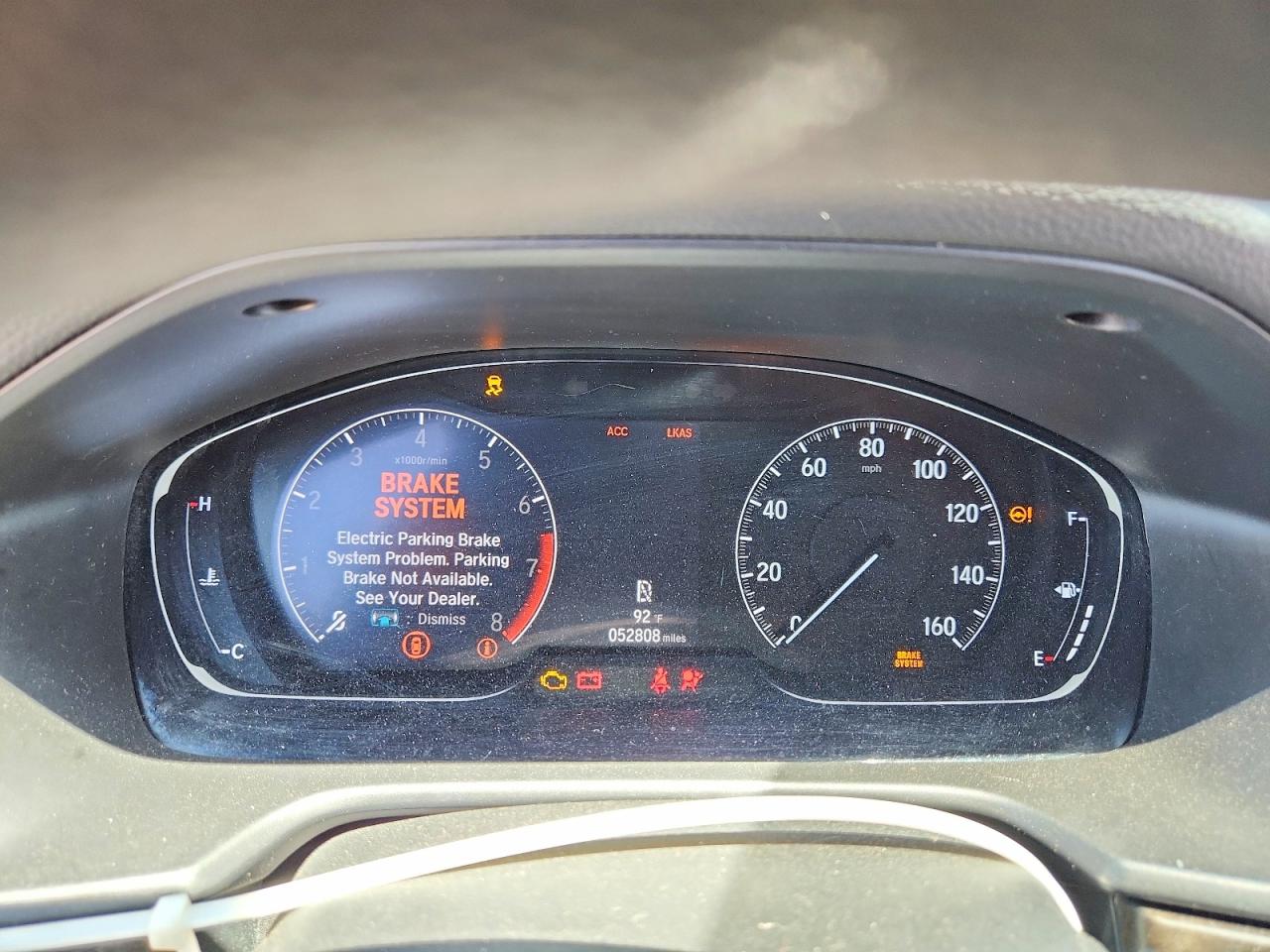 2019 Honda Accord Ex Gray vin: 1HGCV1F49KA070965
