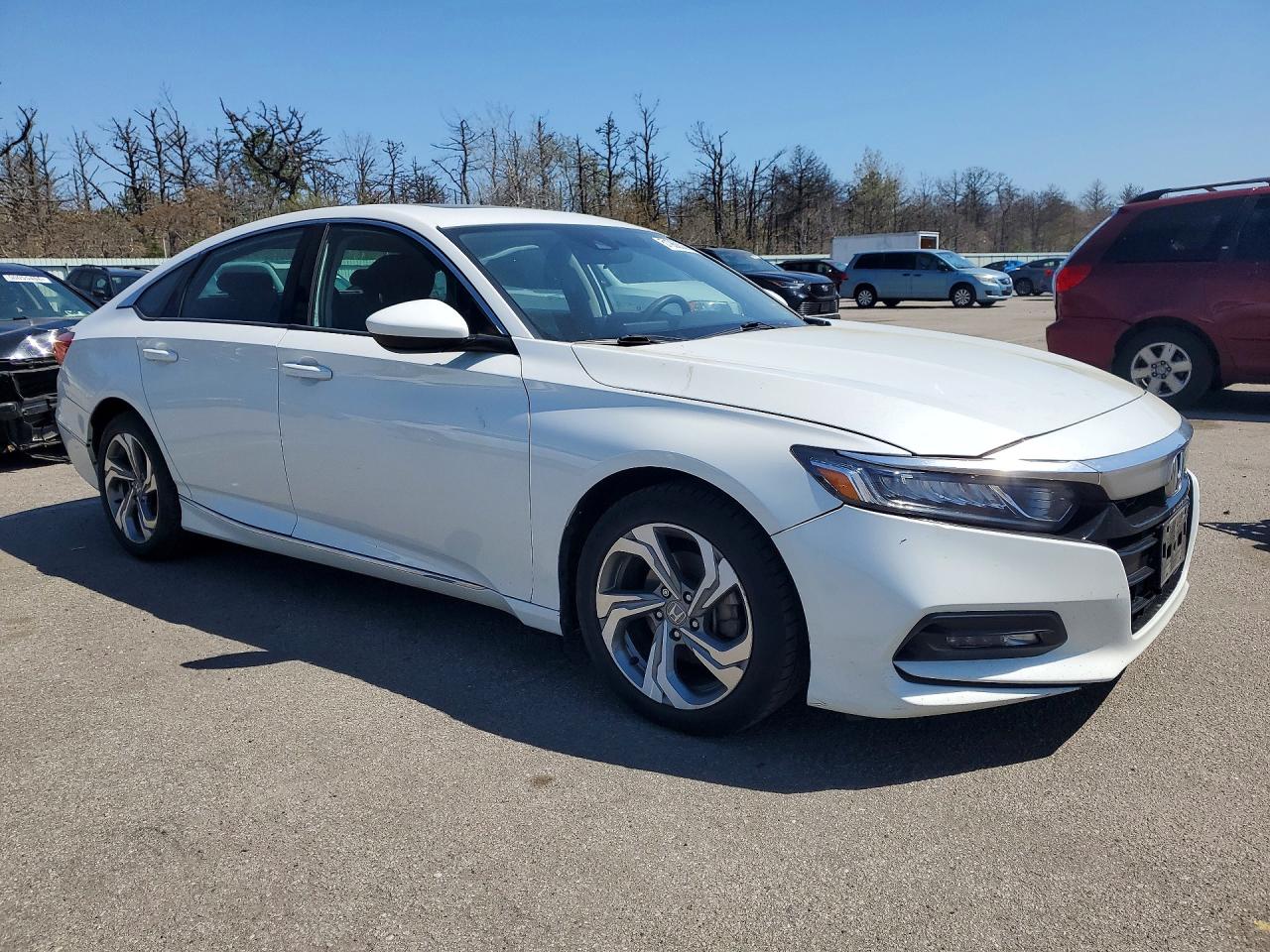 2019 Honda Accord Ex Белый vin: 1HGCV1F49KA176297