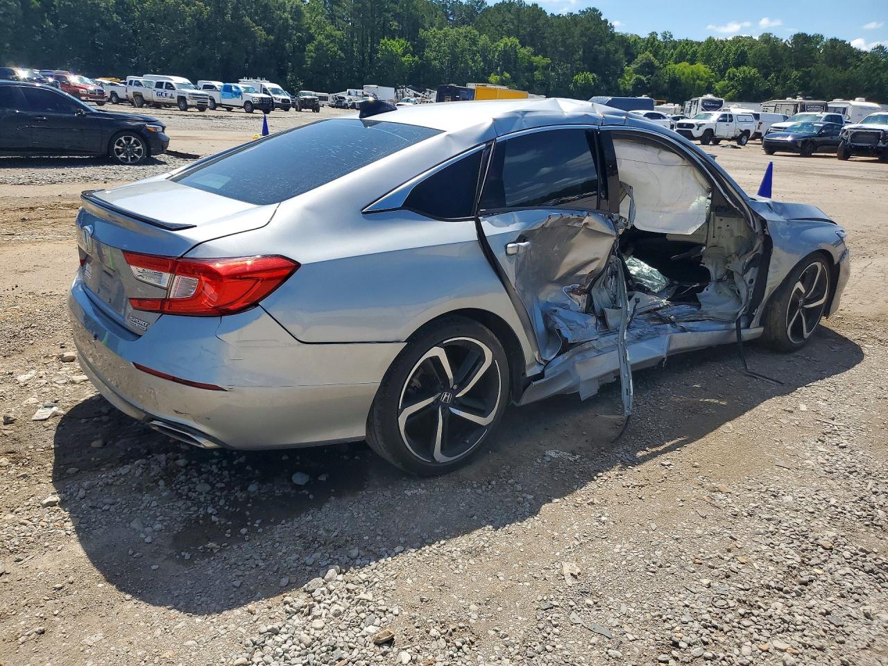 2021 Honda Accord Sport Se Серебряный vin: 1HGCV1F49MA011353
