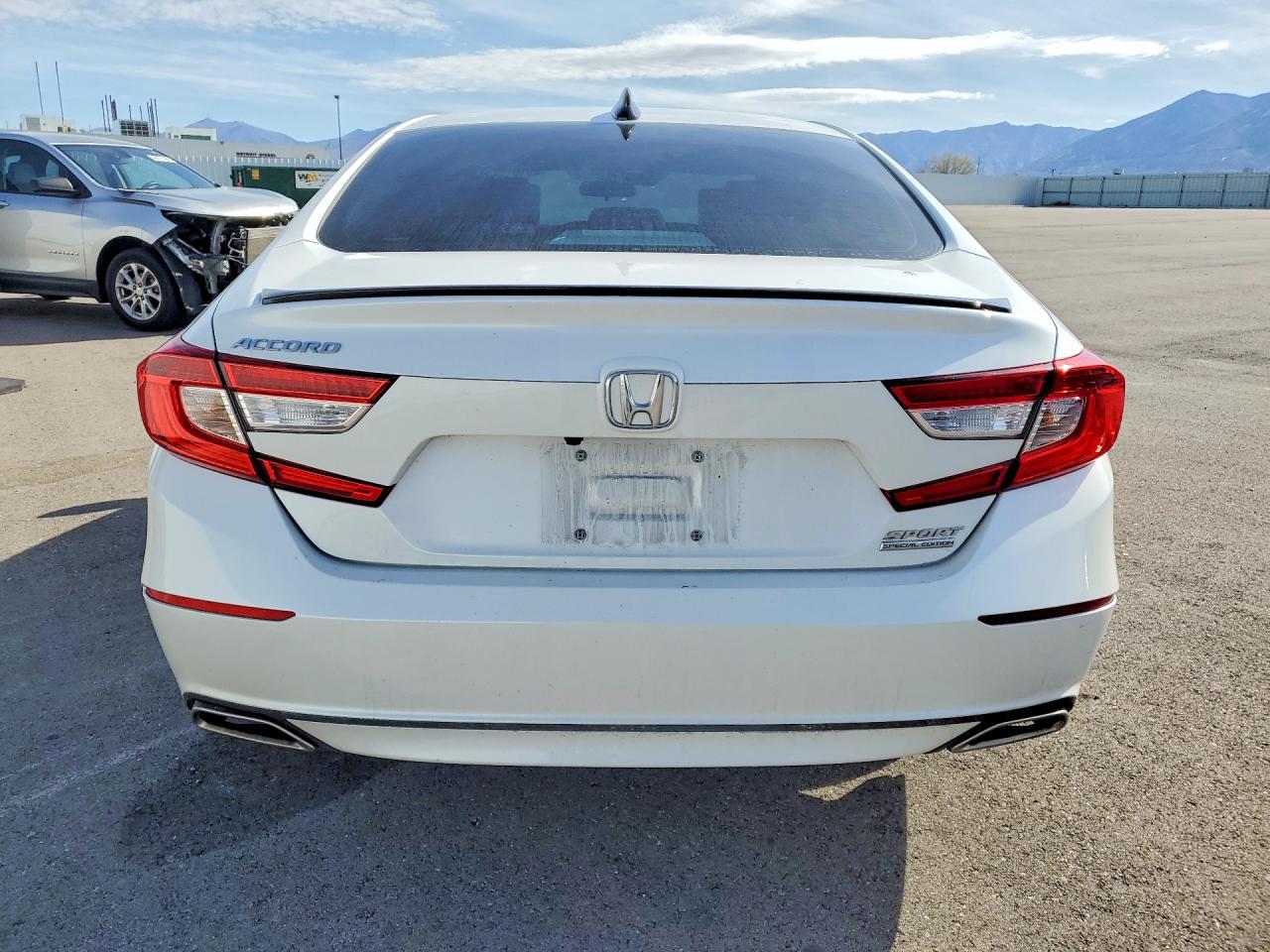 2022 Honda Accord Sport Se White vin: 1HGCV1F49NA041518