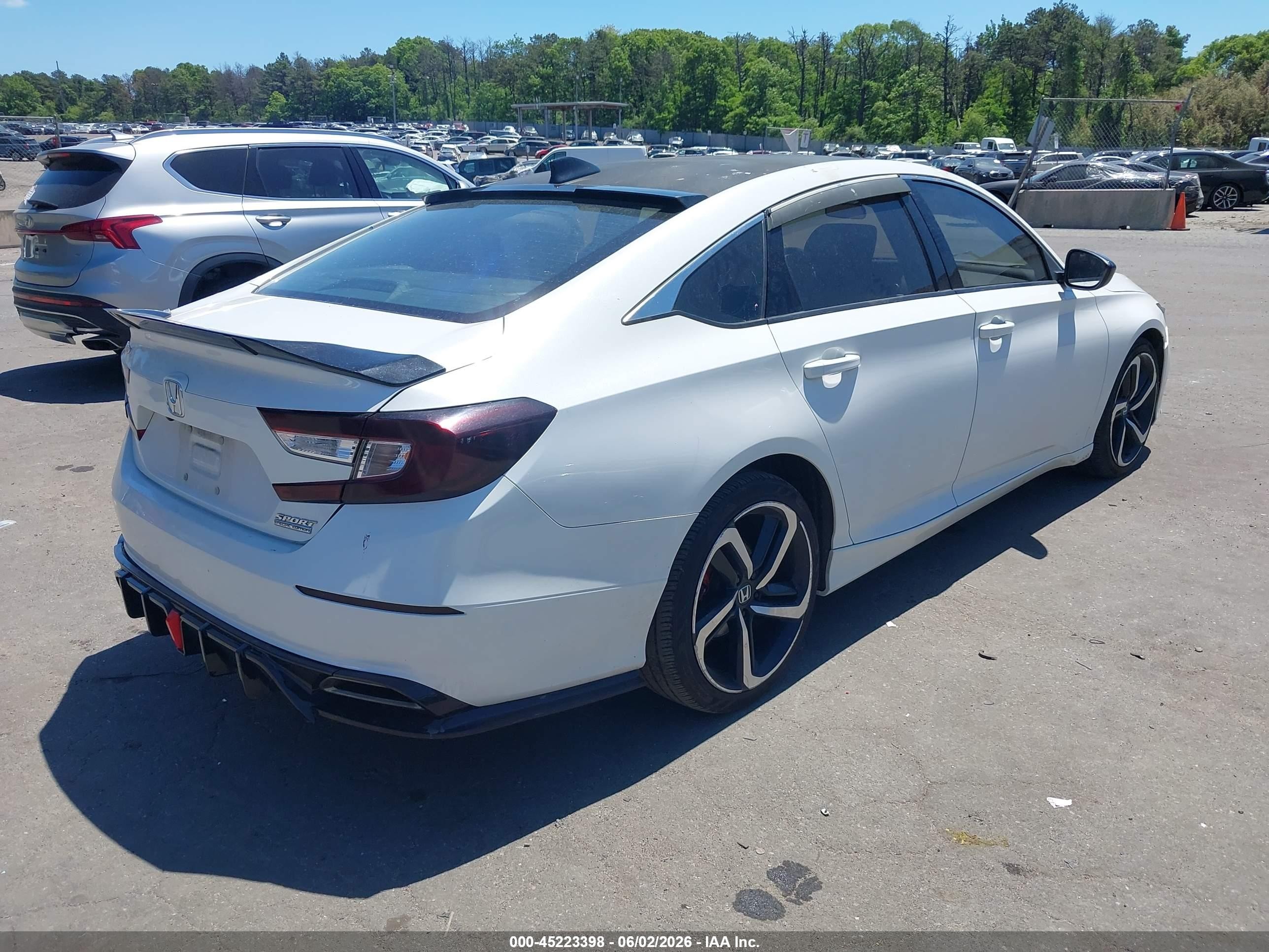 2021 Honda Accord Sport Special Edition White vin: 1HGCV1F4XMA031952