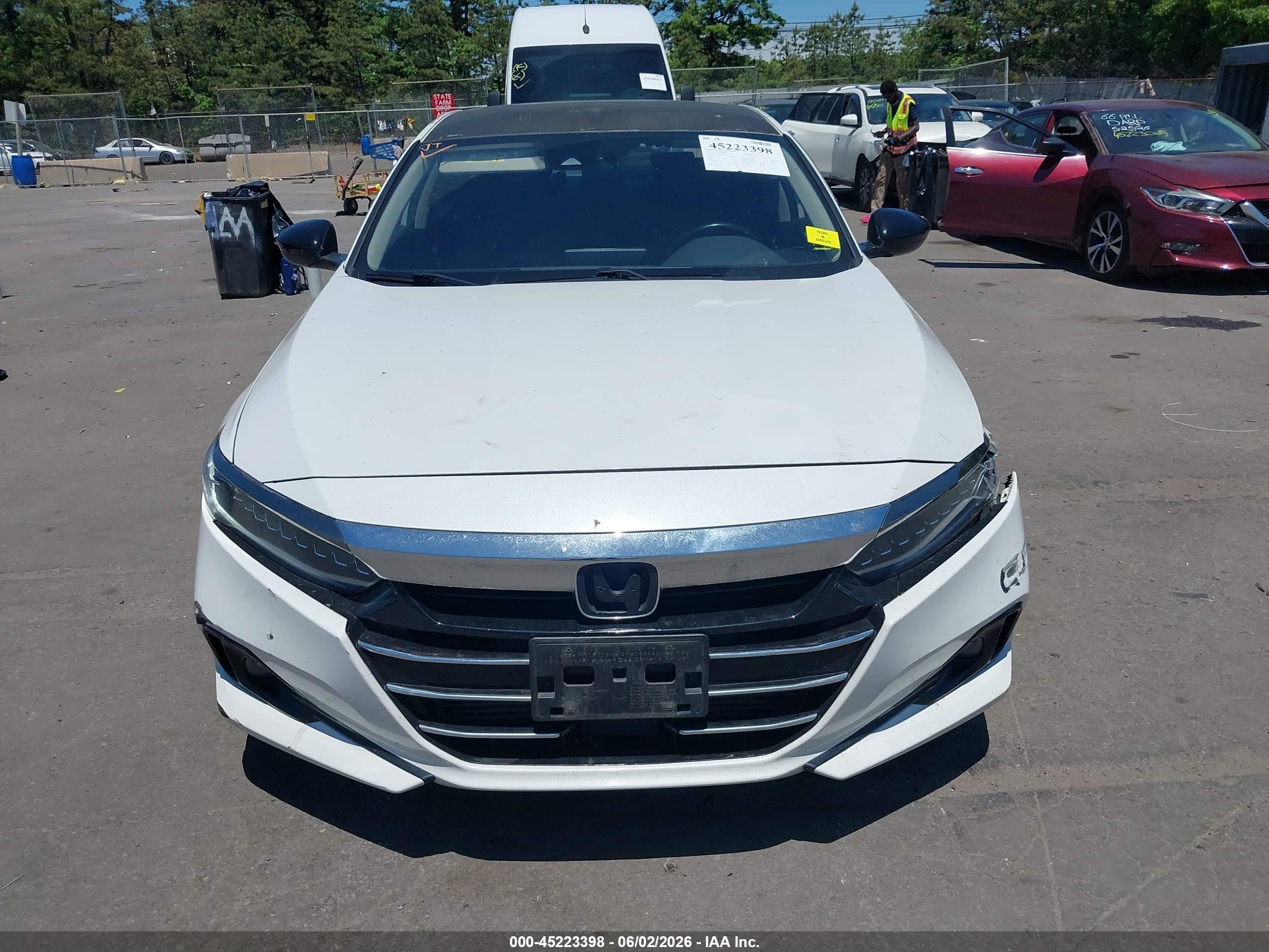 2021 Honda Accord Sport Special Edition White vin: 1HGCV1F4XMA031952