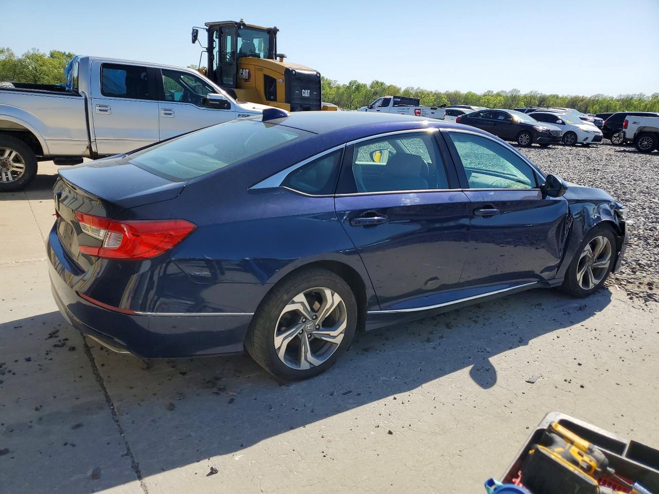 2020 Honda Accord Exl Blue vin: 1HGCV1F50LA027819