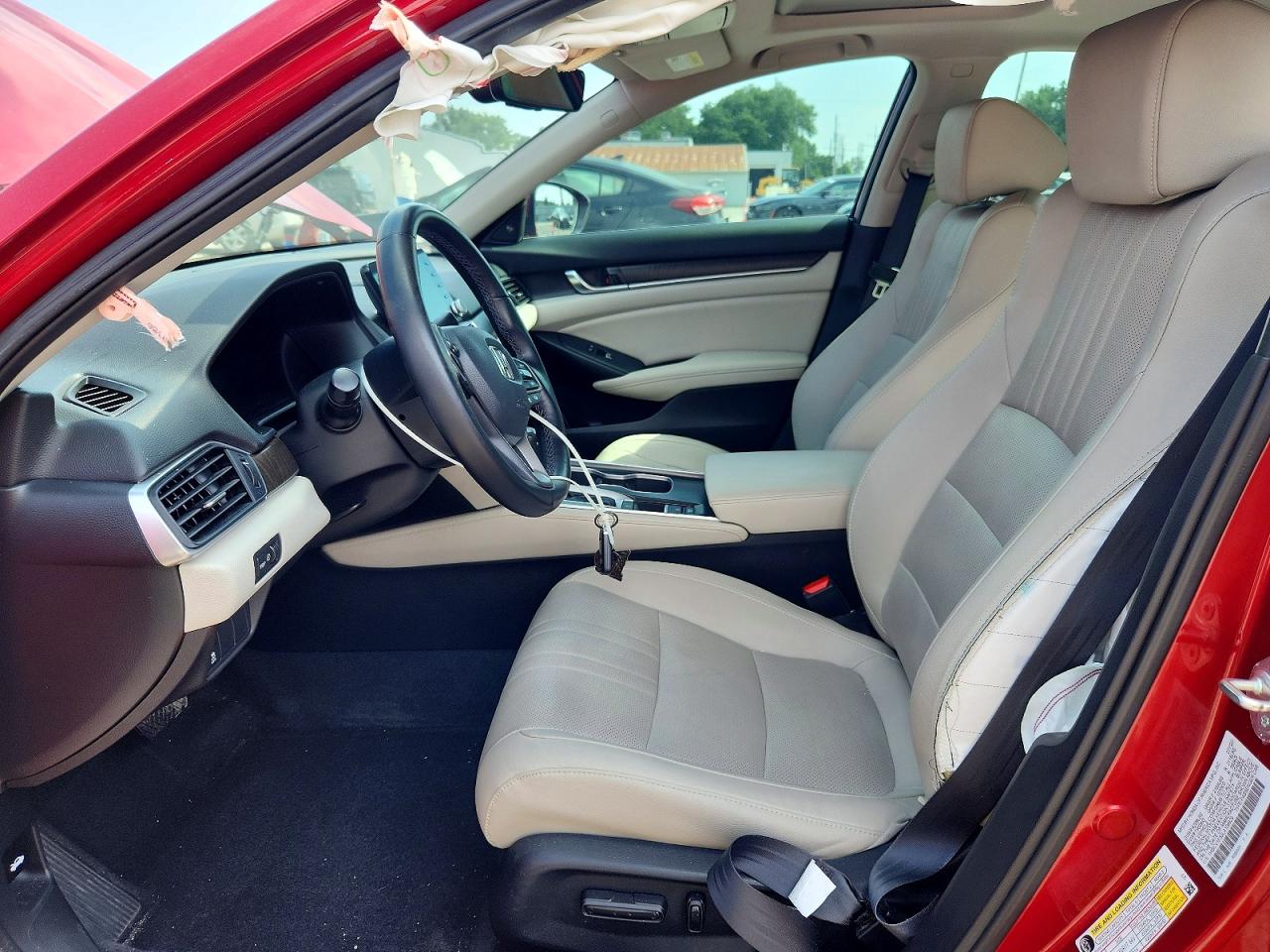 2020 Honda Accord Exl Red vin: 1HGCV1F50LA109629