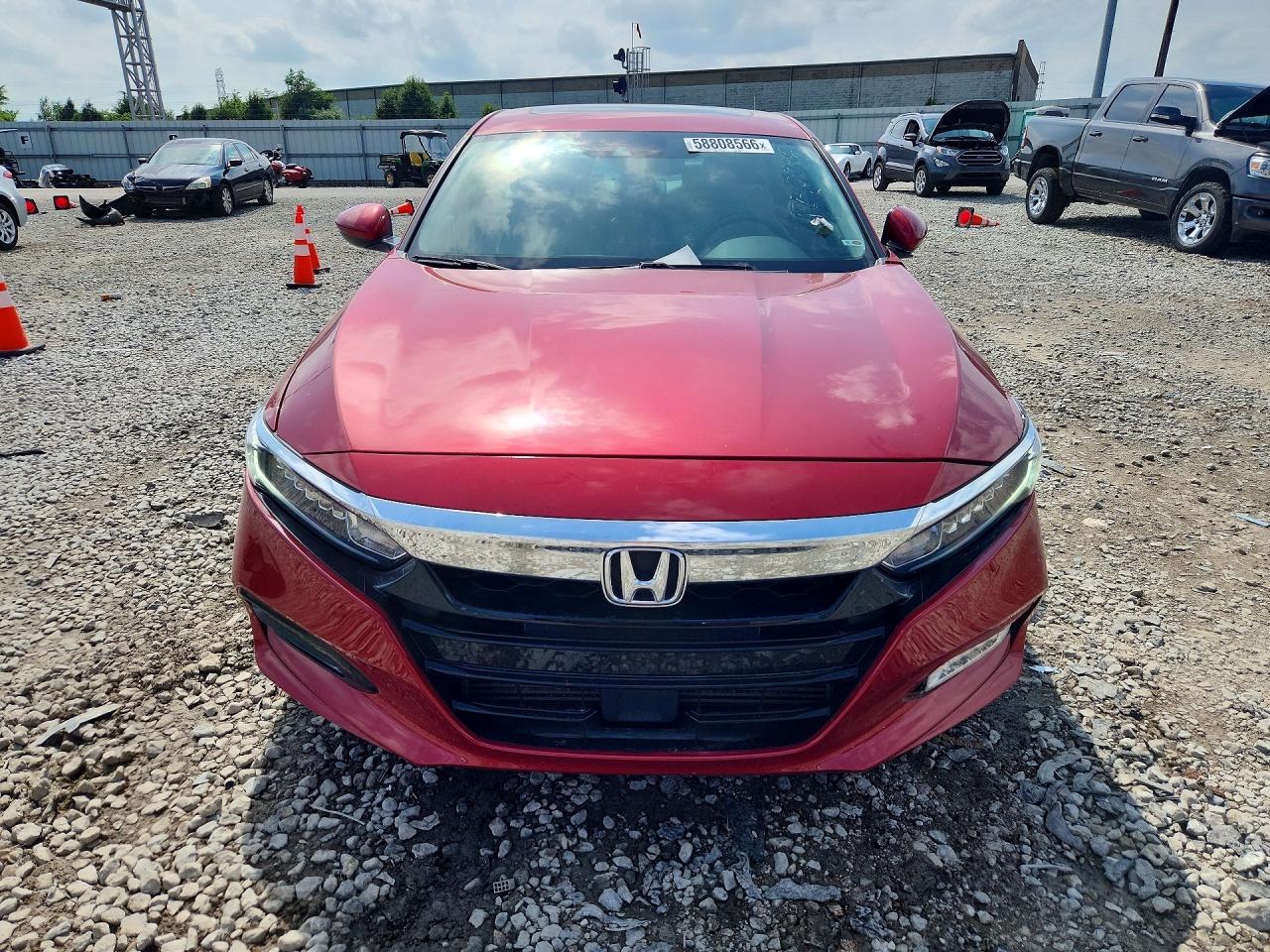 2020 Honda Accord Exl Red vin: 1HGCV1F50LA109629
