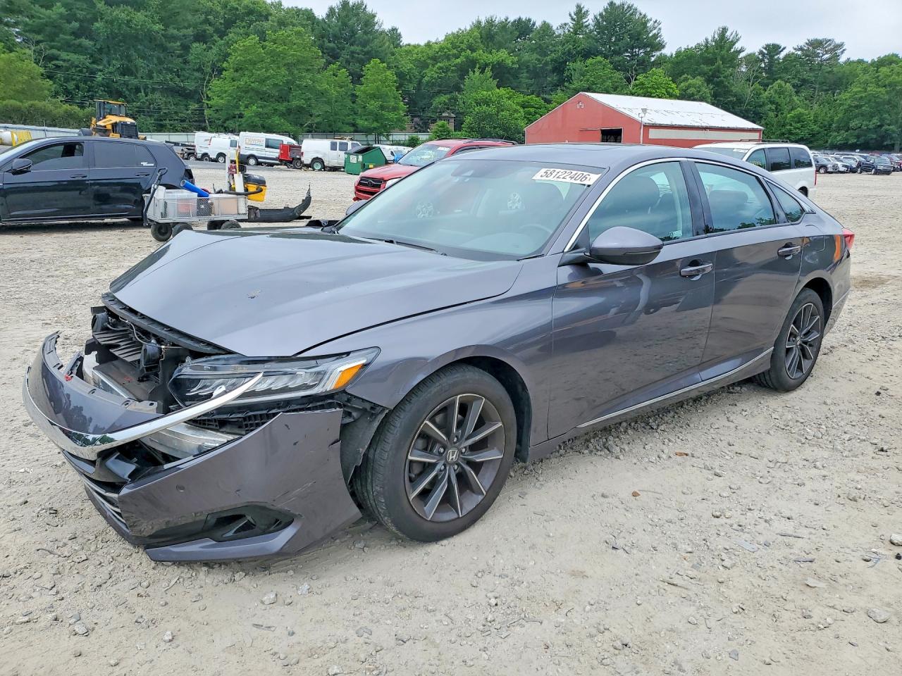 2021 Honda Accord Exl Gray vin: 1HGCV1F50MA056576