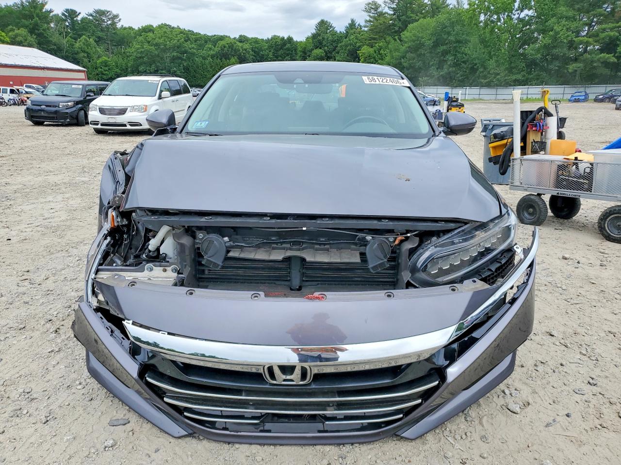2021 Honda Accord Exl Gray vin: 1HGCV1F50MA056576