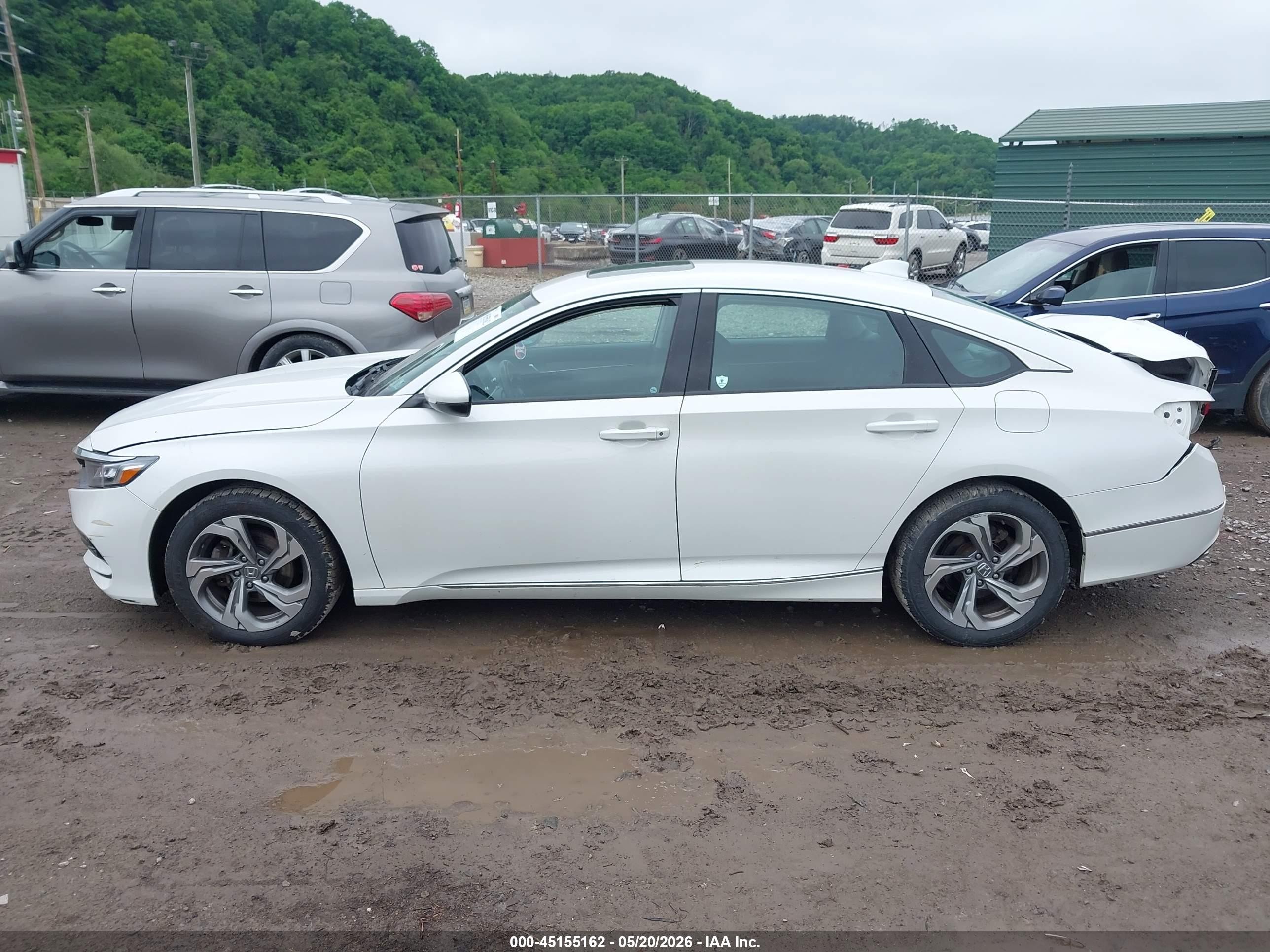 2018 Honda Accord Ex-l Белый vin: 1HGCV1F51JA161140