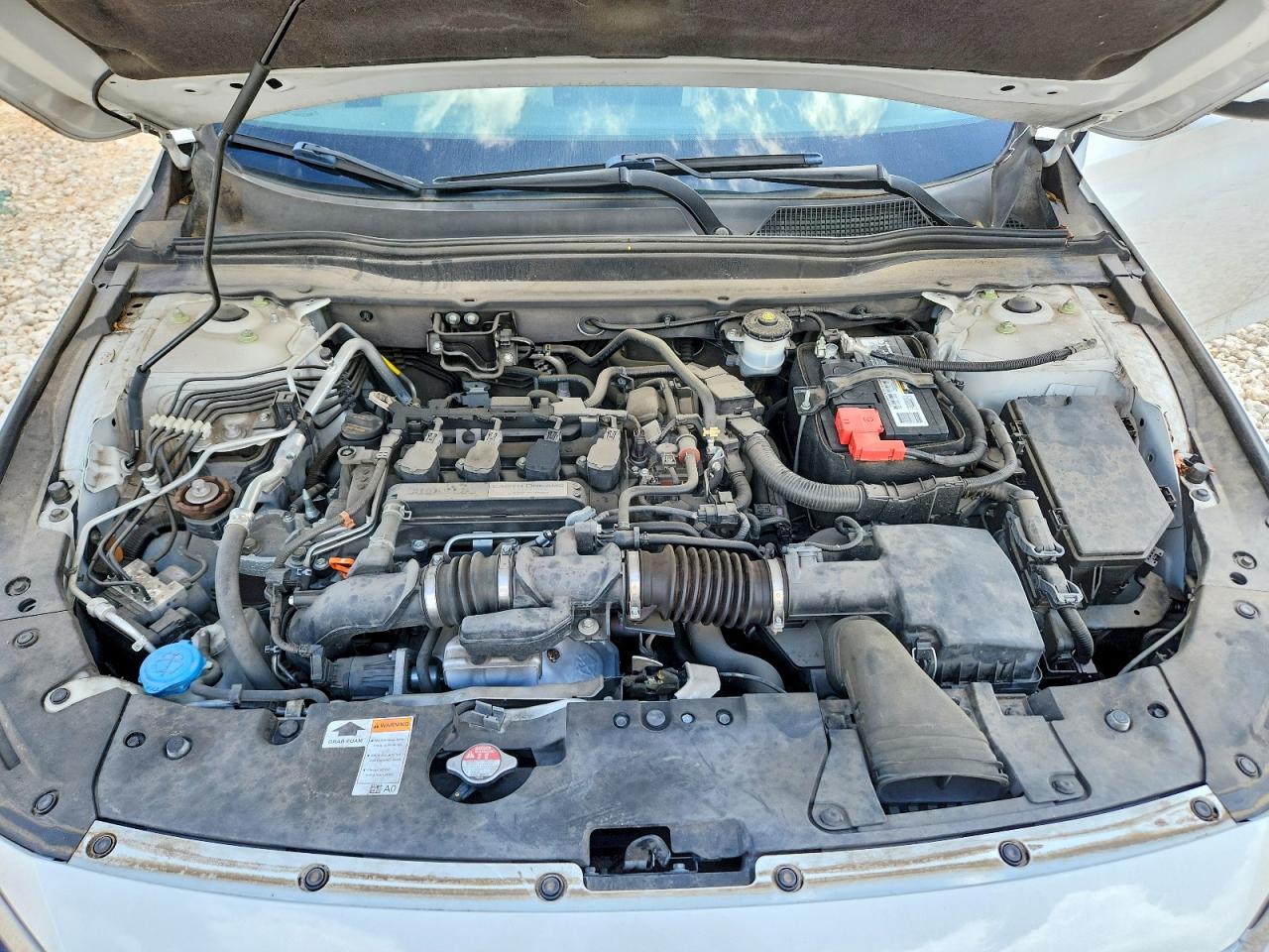 2019 Honda Accord Exl White vin: 1HGCV1F51KA015810