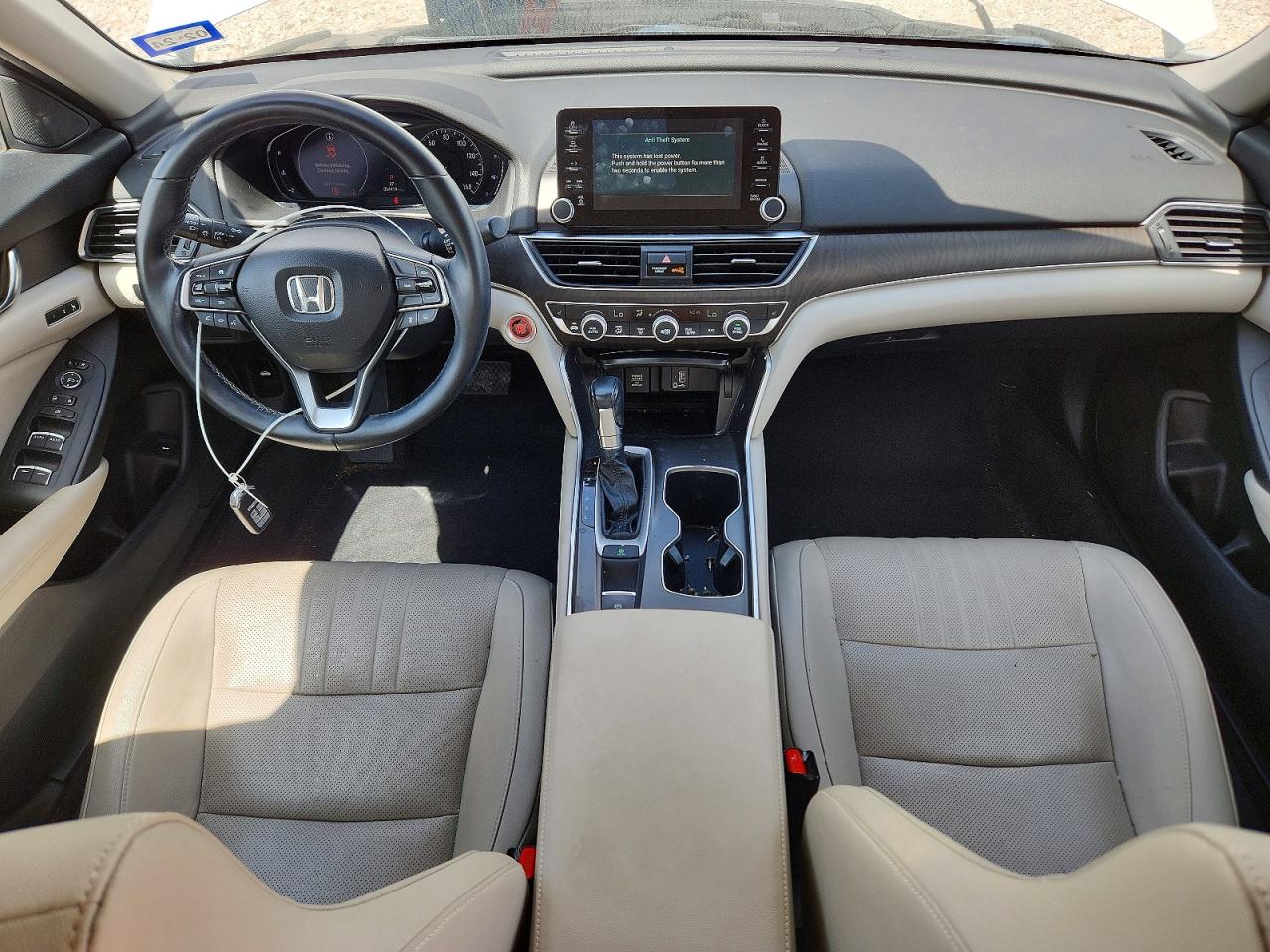2019 Honda Accord Exl White vin: 1HGCV1F51KA015810