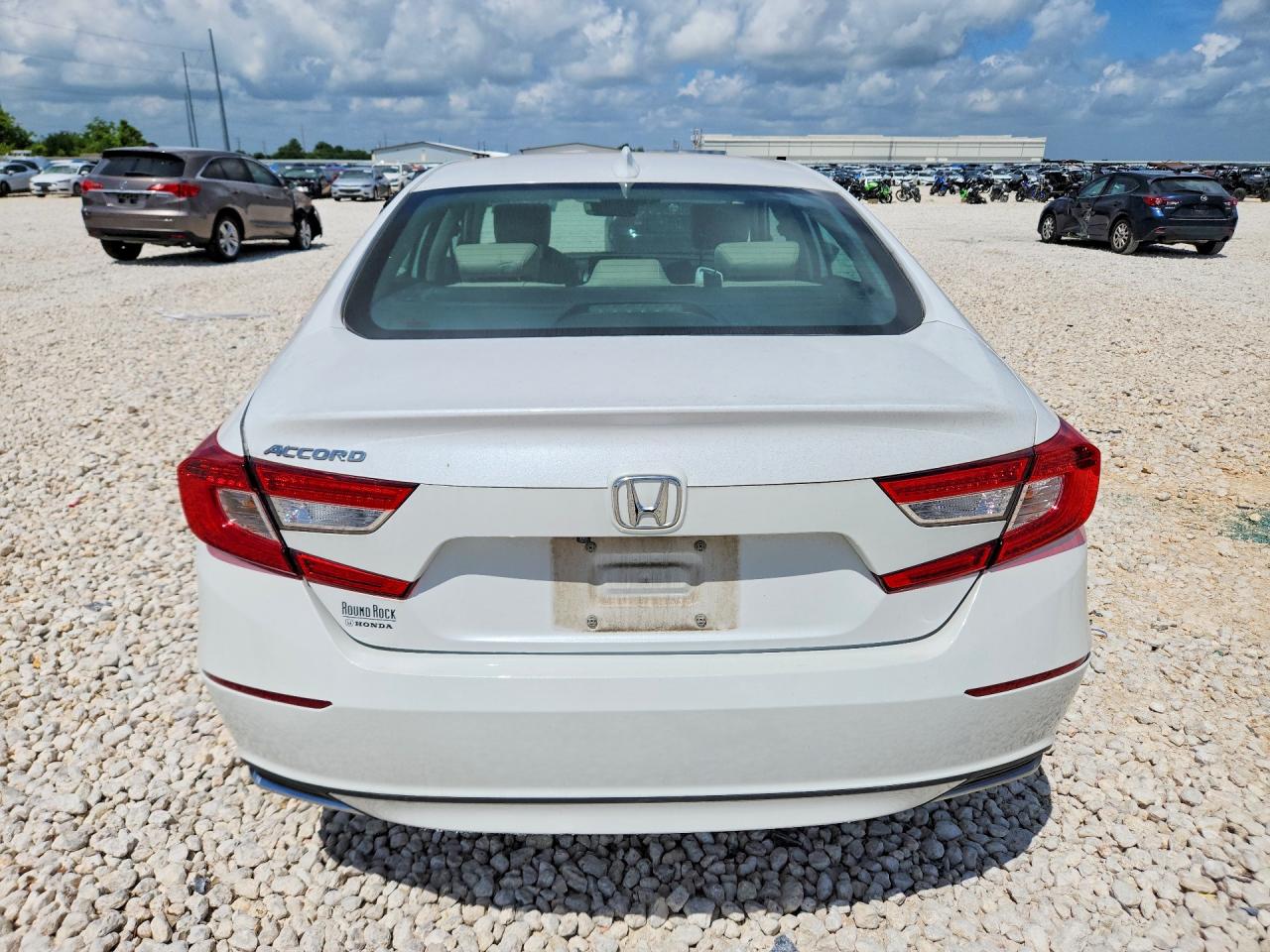 2019 Honda Accord Exl White vin: 1HGCV1F51KA015810
