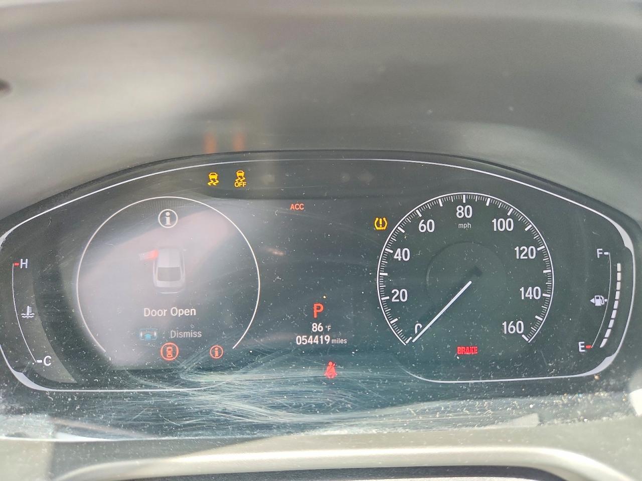 2019 Honda Accord Exl White vin: 1HGCV1F51KA015810