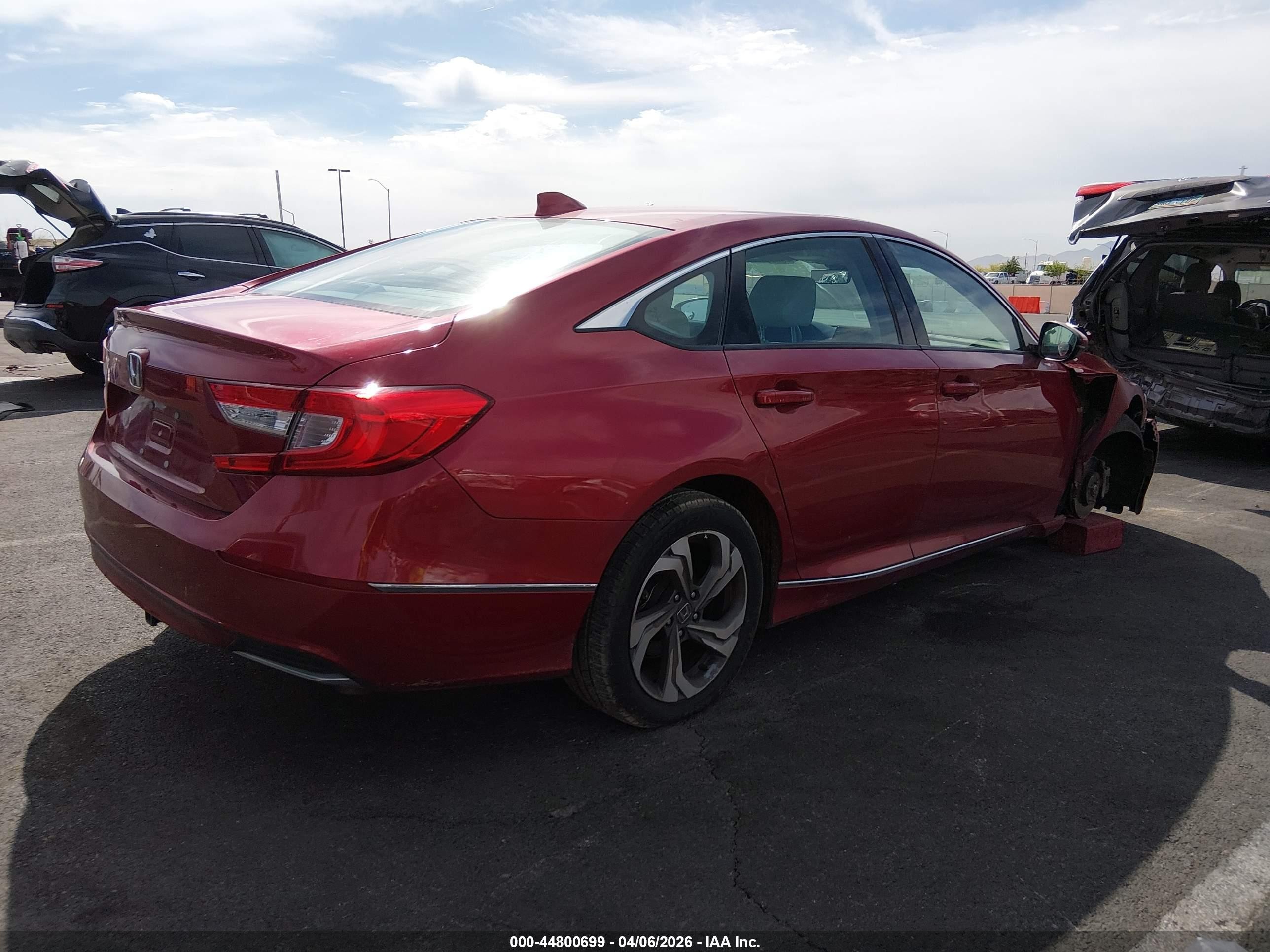 2018 Honda Accord Ex-l Красный vin: 1HGCV1F52JA106132
