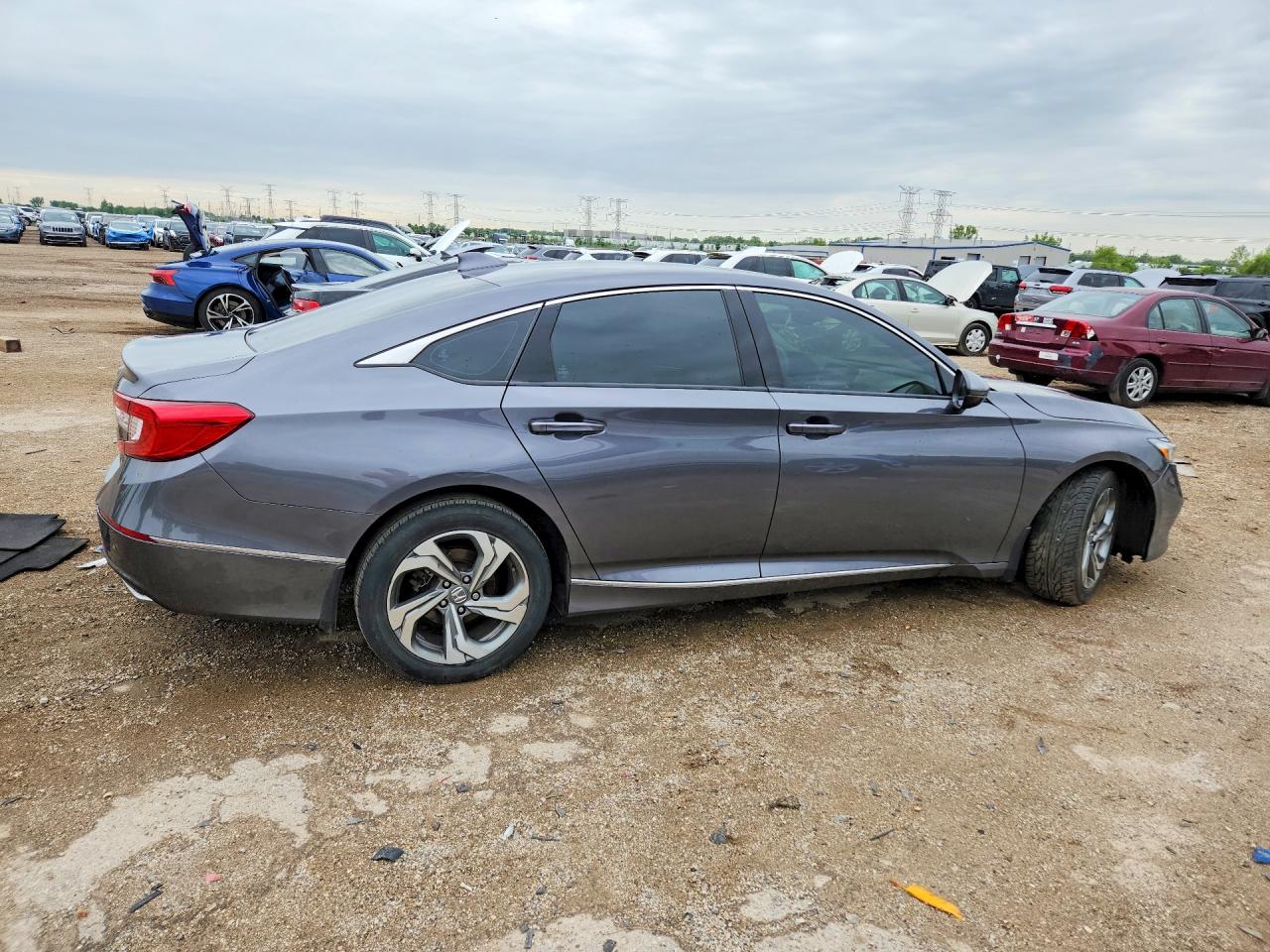 2018 Honda Accord Exl Gray vin: 1HGCV1F52JA112870
