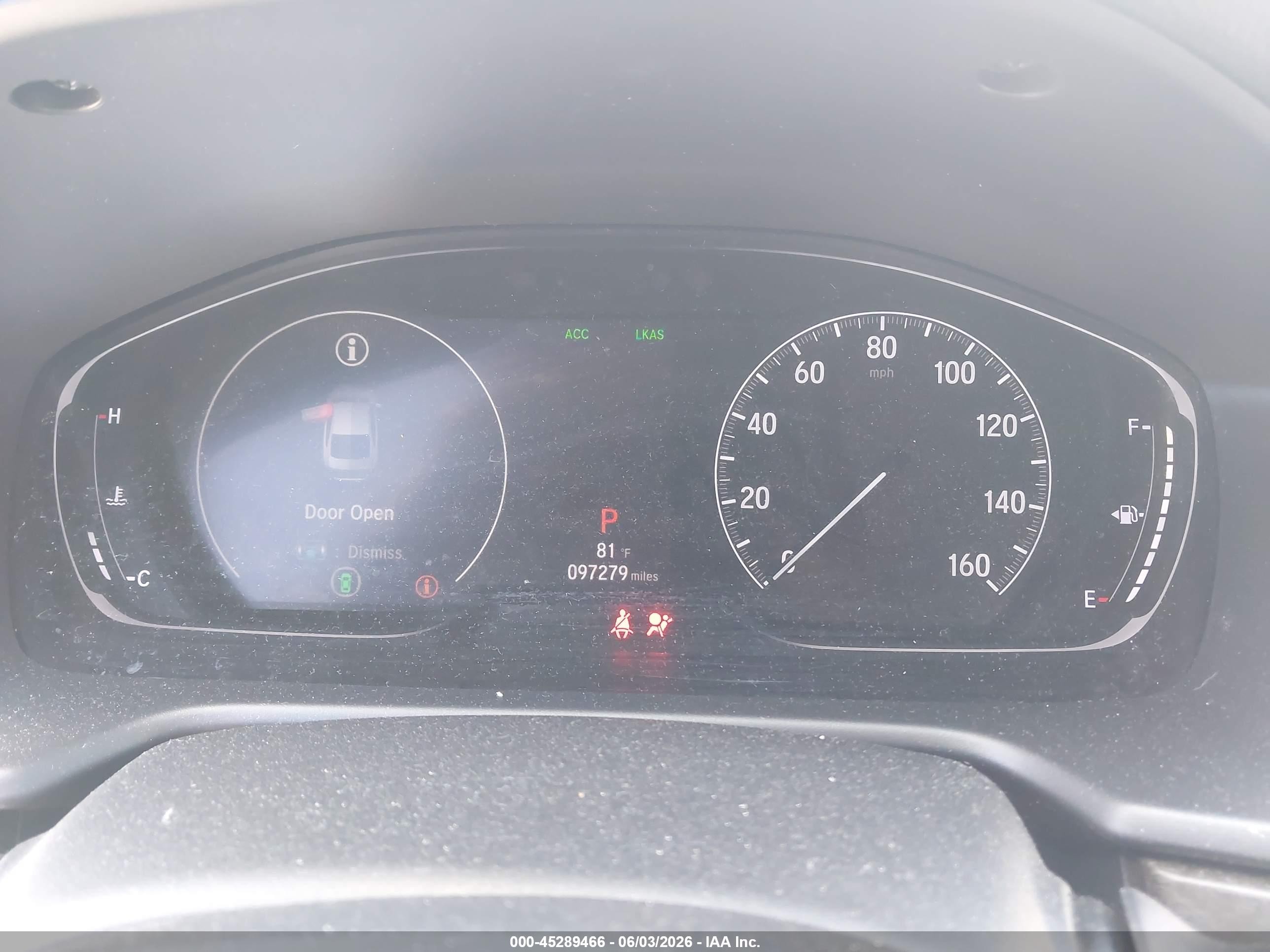 2019 Honda Accord Ex-l 1.5t White vin: 1HGCV1F52KA147166