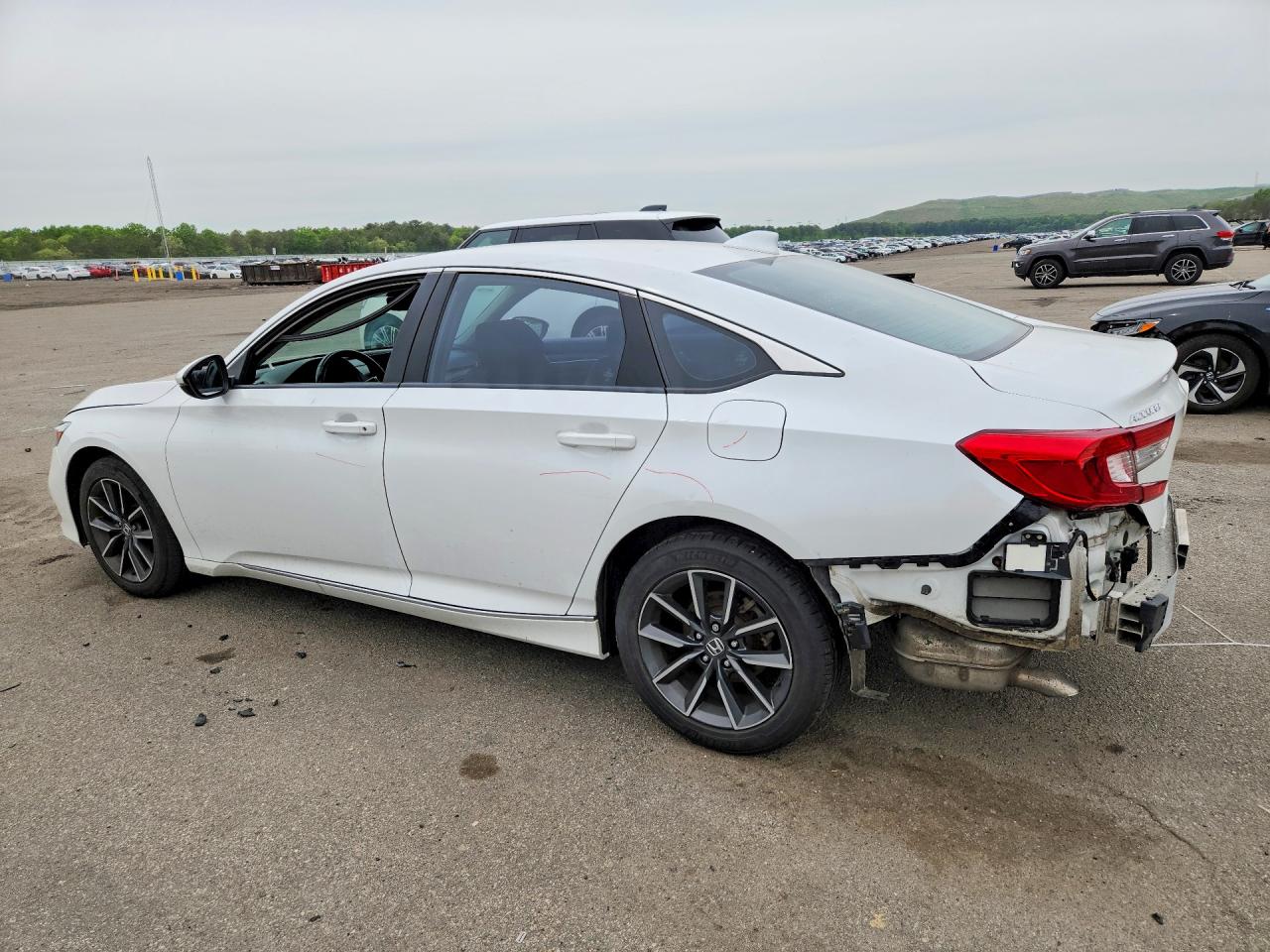 2022 Honda Accord Exl White vin: 1HGCV1F52NA030224