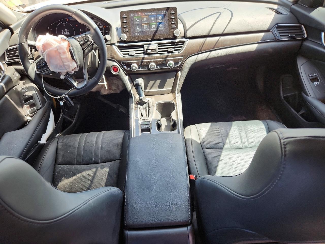 2022 Honda Accord Exl White vin: 1HGCV1F52NA033544