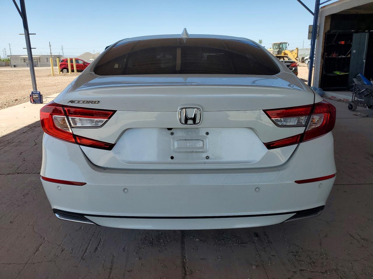 2022 Honda Accord Exl White vin: 1HGCV1F52NA033544