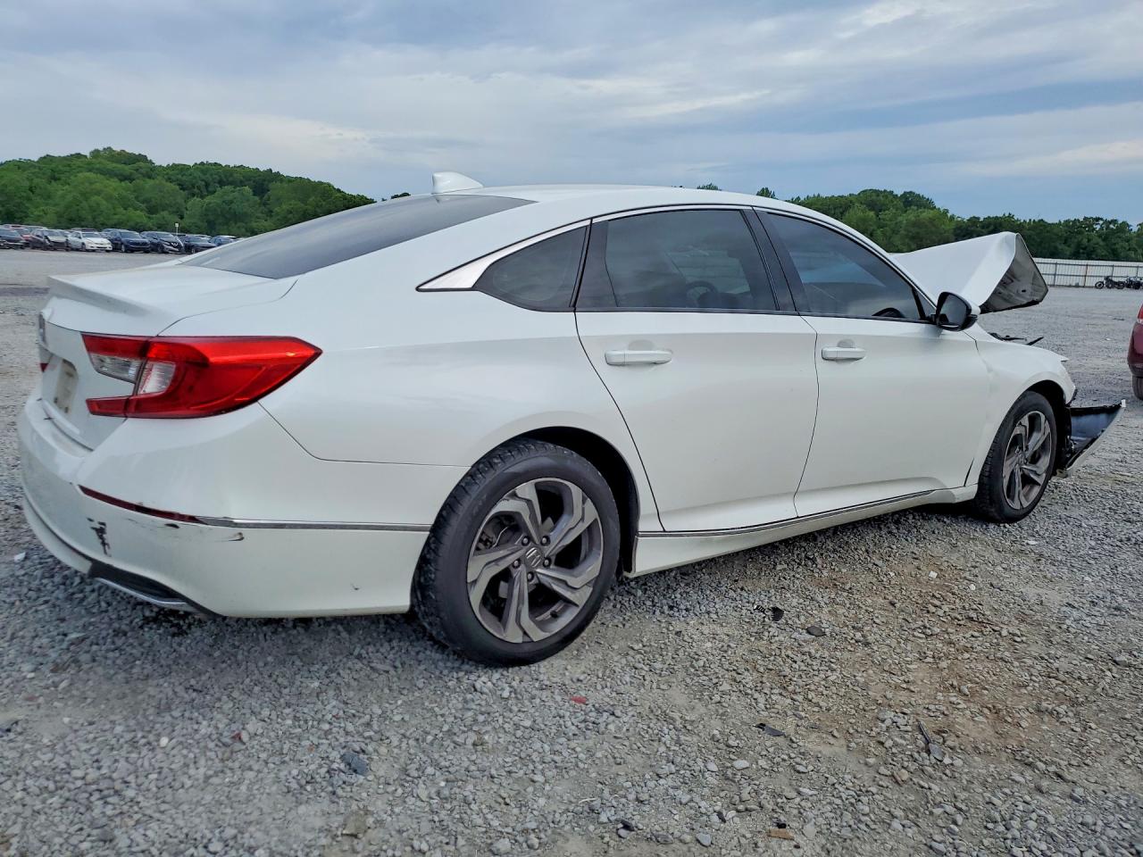 2019 Honda Accord Exl White vin: 1HGCV1F53KA010480