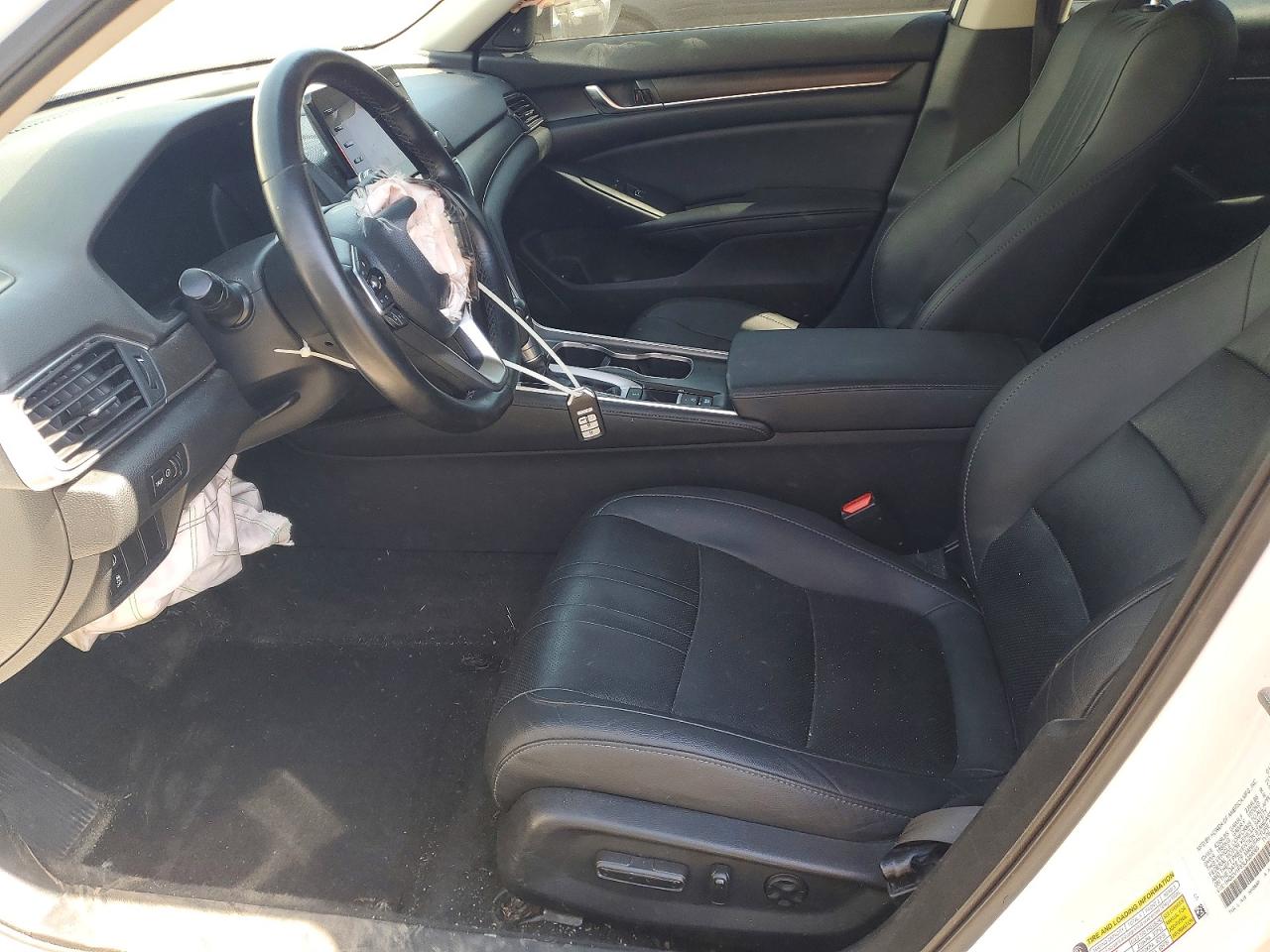 2020 Honda Accord Exl White vin: 1HGCV1F53LA059065