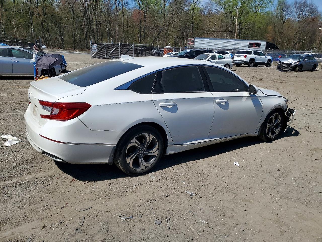 2020 Honda Accord Exl White vin: 1HGCV1F53LA059065