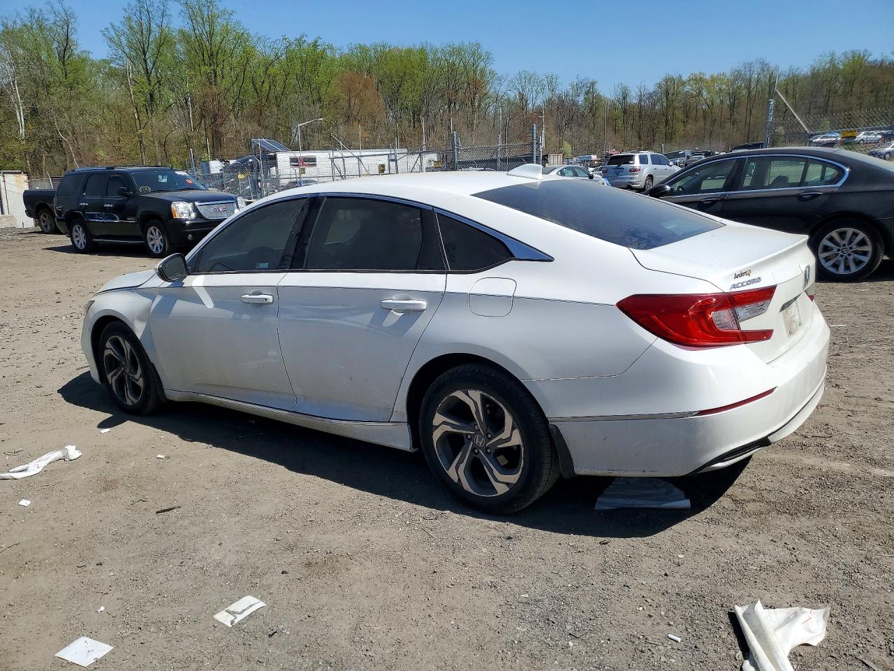 2020 Honda Accord Exl White vin: 1HGCV1F53LA059065