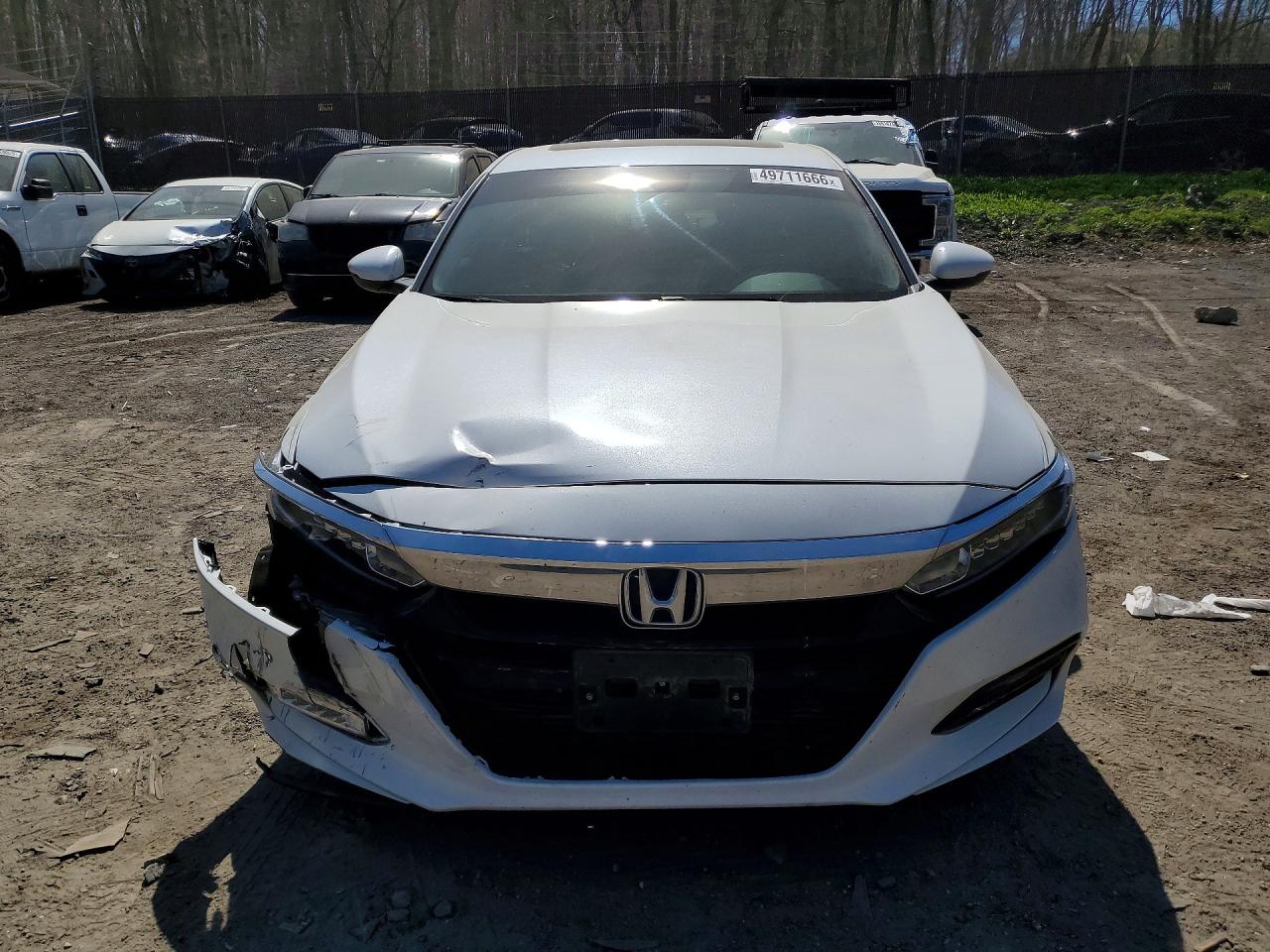 2020 Honda Accord Exl White vin: 1HGCV1F53LA059065