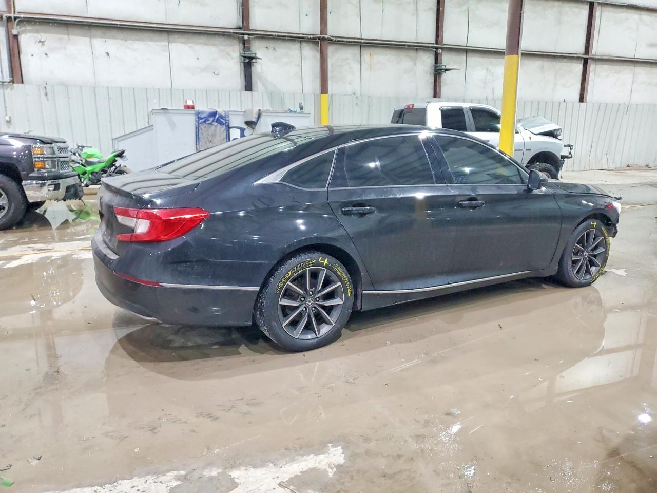 2021 Honda Accord Exl Черный vin: 1HGCV1F53MA050481