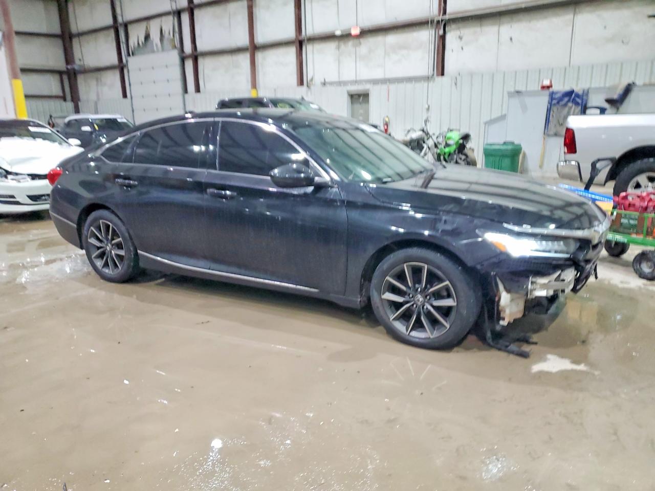 2021 Honda Accord Exl Черный vin: 1HGCV1F53MA050481