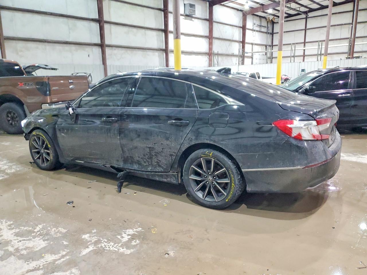 2021 Honda Accord Exl Черный vin: 1HGCV1F53MA050481
