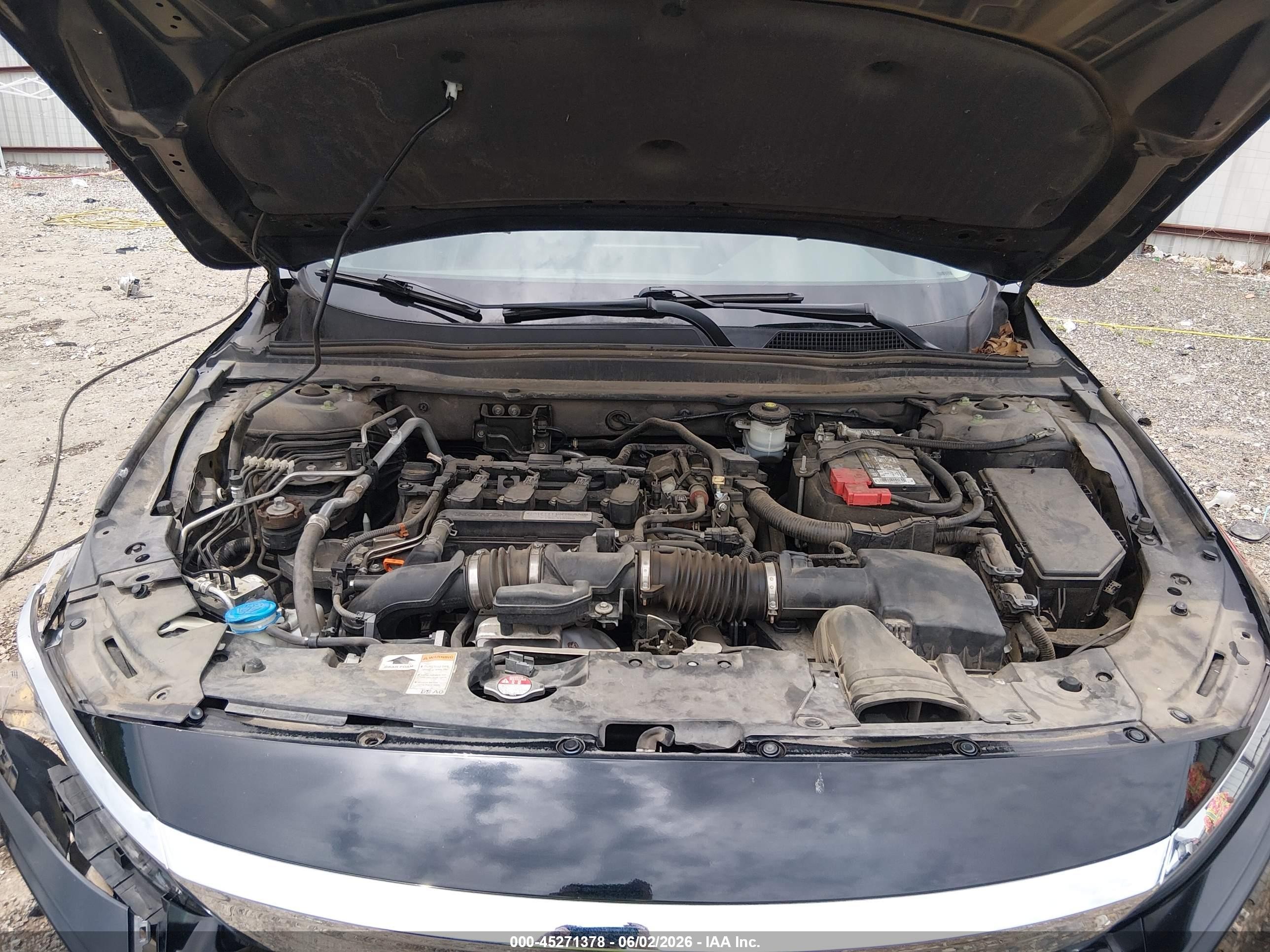 2018 Honda Accord Ex-l Black vin: 1HGCV1F54JA098387