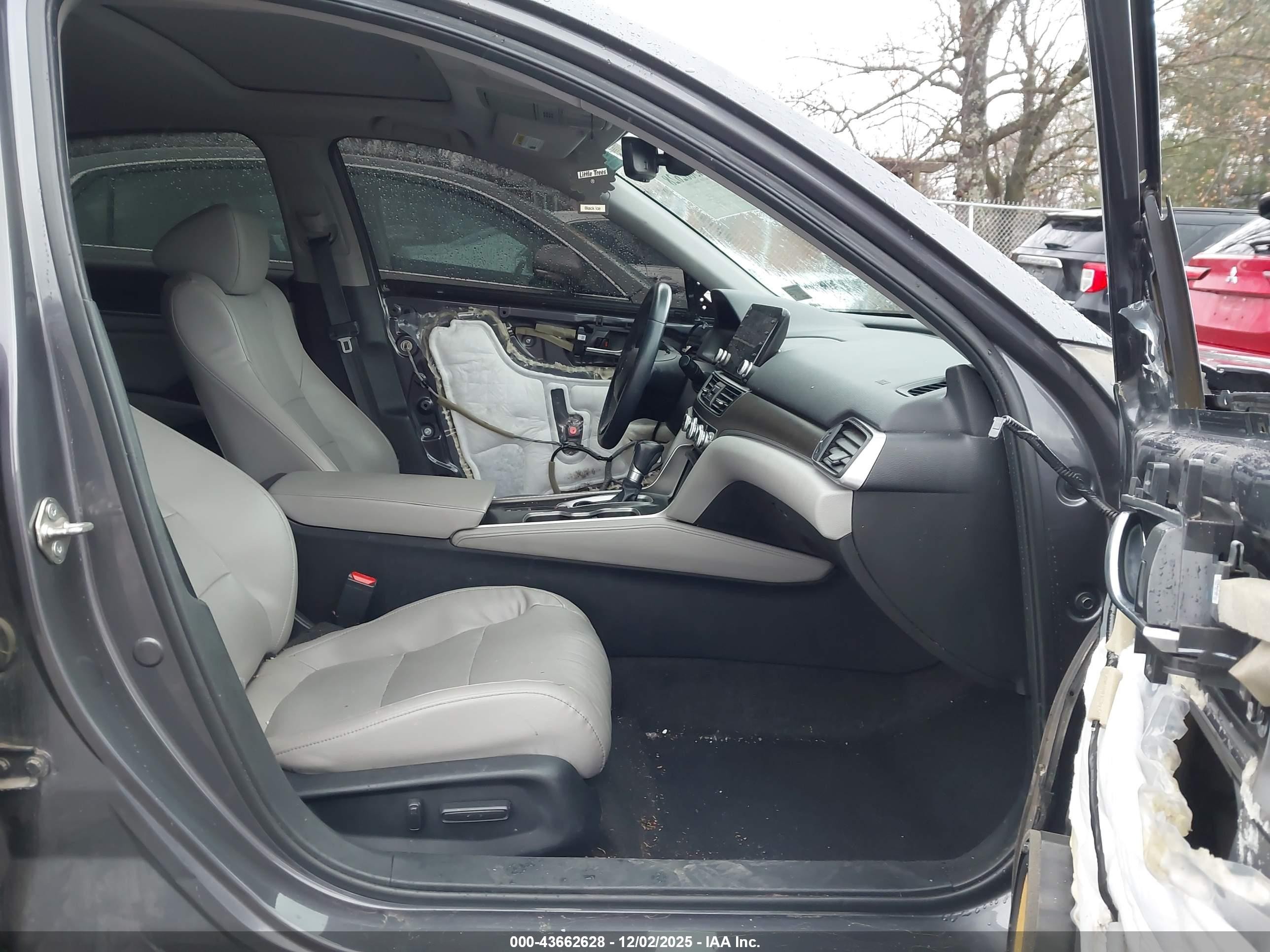 2018 Honda Accord Ex-l Gray vin: 1HGCV1F54JA146714