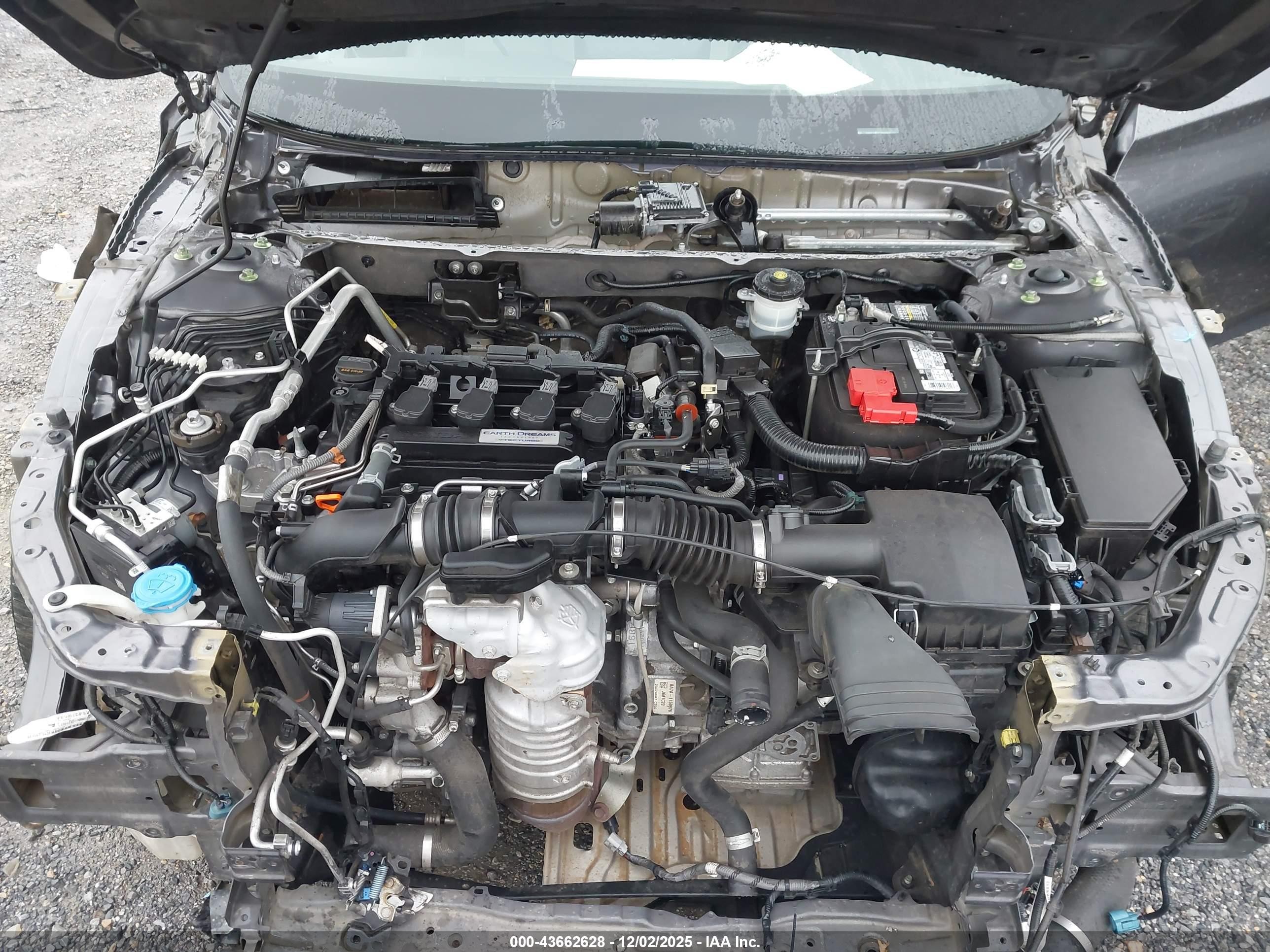 2018 Honda Accord Ex-l Gray vin: 1HGCV1F54JA146714